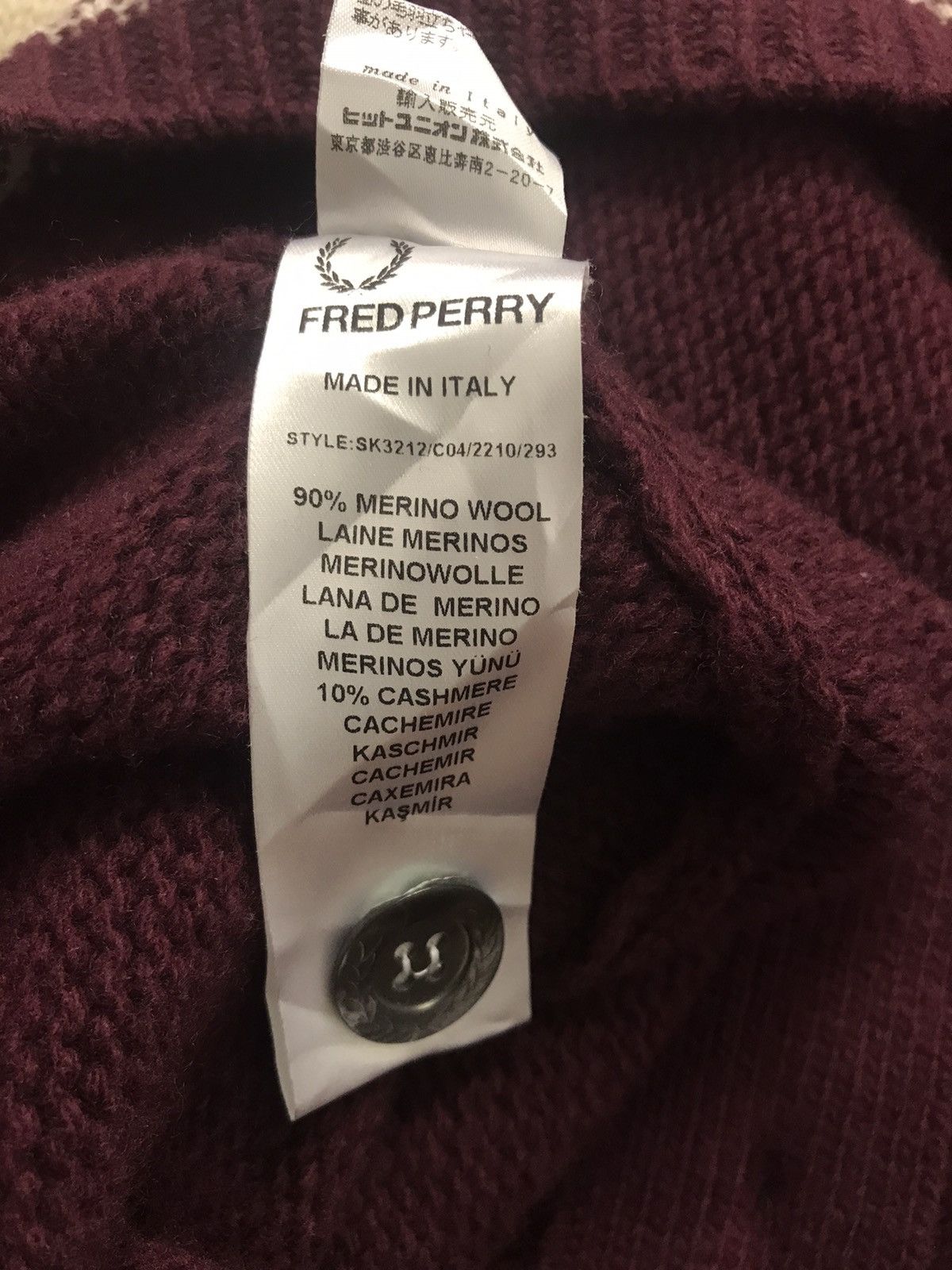 Fred Perry × Raf Simons Raf Simon X Fred Perry wool Cardigan Size US M / EU 48-50 / 2 - 9 Thumbnail