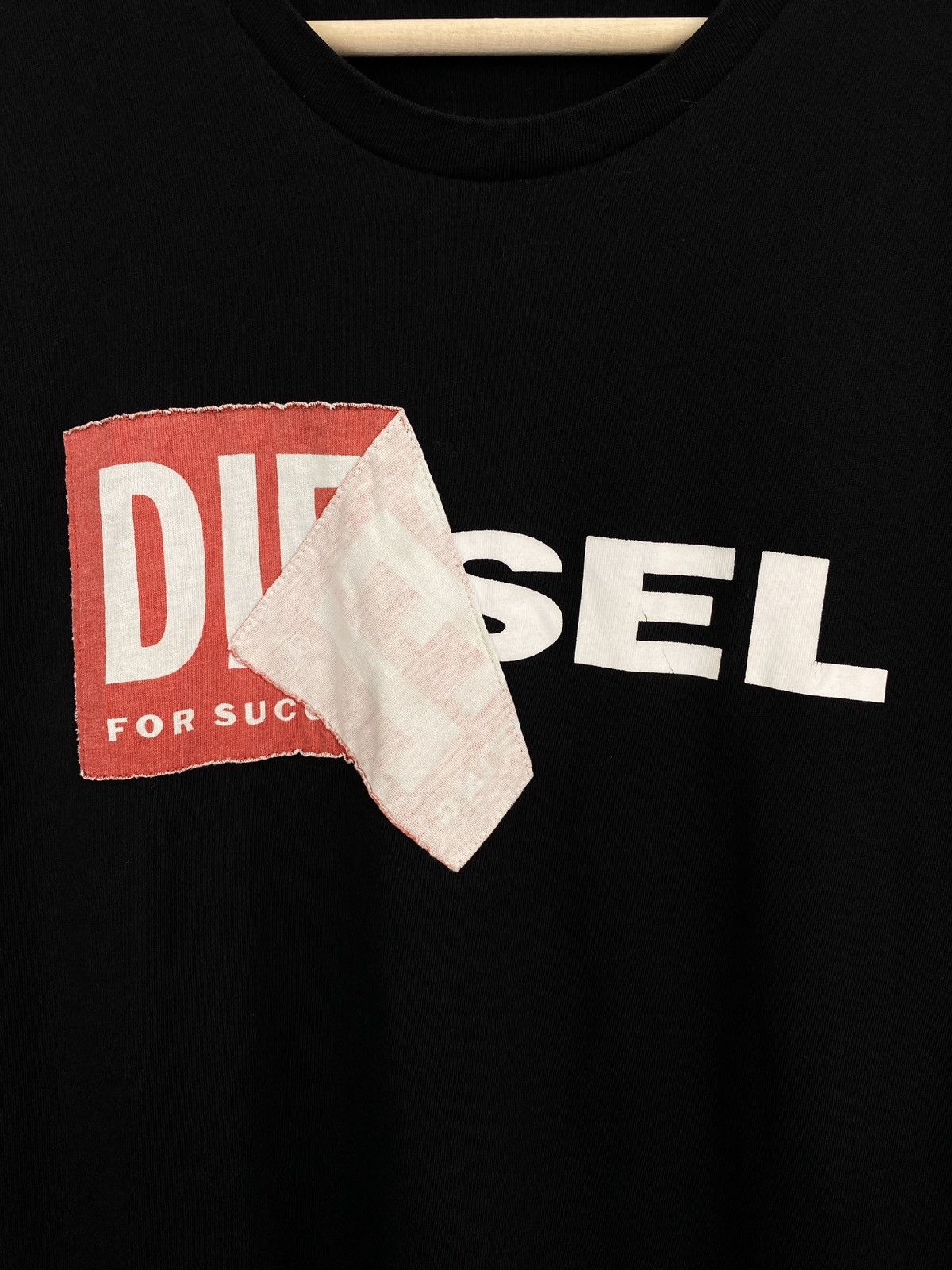 Diesel 🇺🇸 Y2K Diesel Box Logo T-Shirt Retro Rare Hype Size US L / EU 52-54 / 3 - 4 Thumbnail