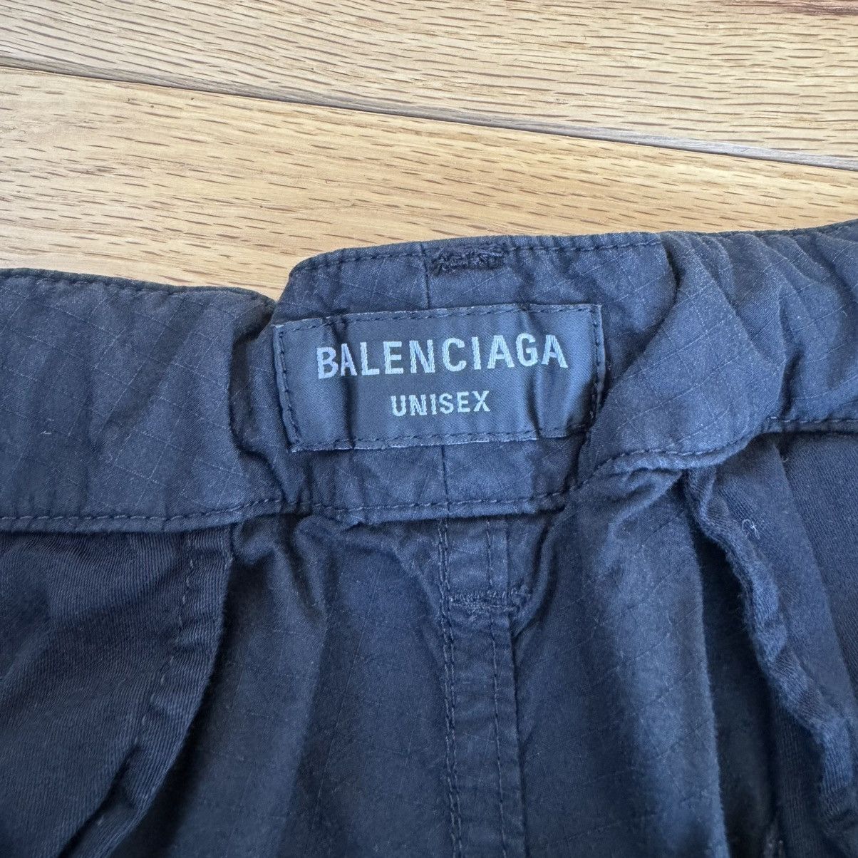Balenciaga Balenciaga black cotton cargo pants Size US 35 - 5 Thumbnail