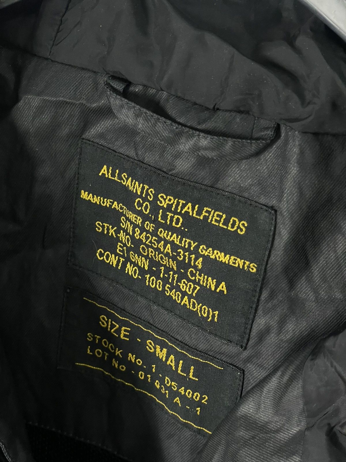 Allsaints × Japanese Brand Allsaints Black Windproof Y2K Archival 90s Vintage Jacket Size US S / EU 44-46 / 1 - 9 Thumbnail