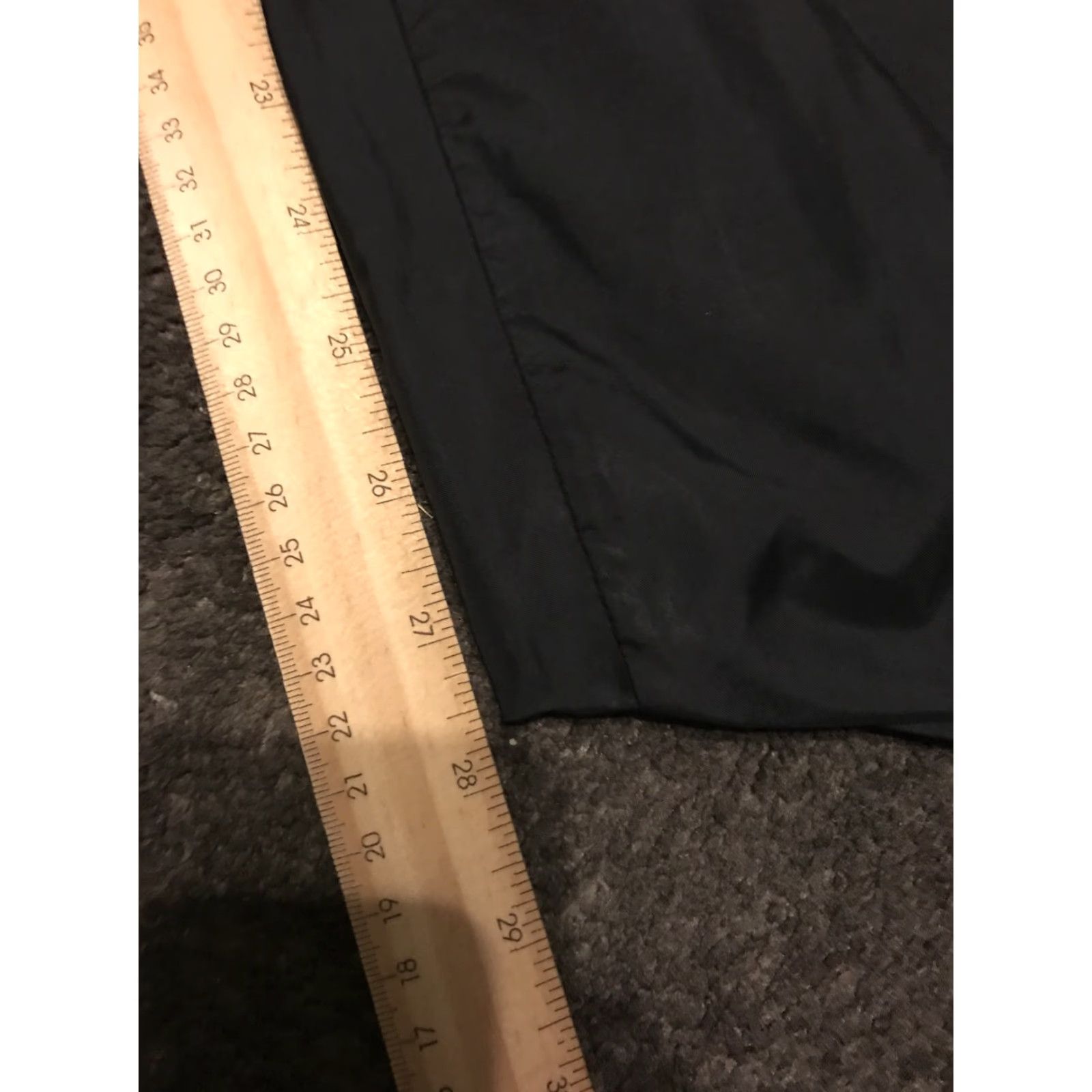 Nike VINTAGE Nike Track Pants Women XL Black Baggy Nylon Windbreaker Y2K Style Pants Womens Size 40" / US 18 - 2 Thumbnail