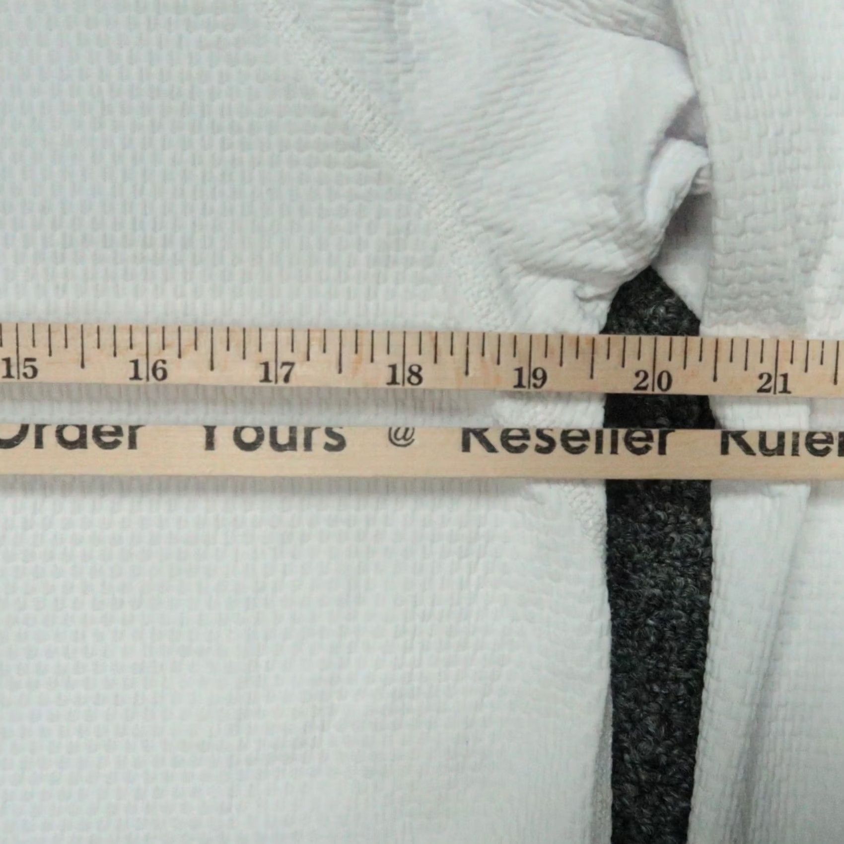 Reigning Champ Reigning Champ Pullover Men M White 1/4 Zip Textured Performance Athletic Casual Size US M / EU 48-50 / 2 - 6 Thumbnail