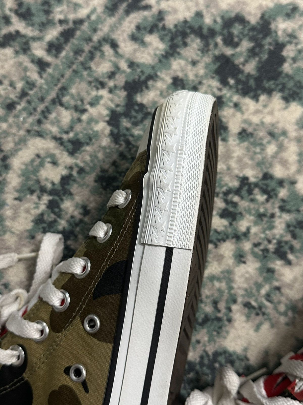 Bape A Bathing Ape Bape Ape Sta 1st Camo Shark Hi Top Sneakers Size US 6 / EU 39 - 14 Thumbnail