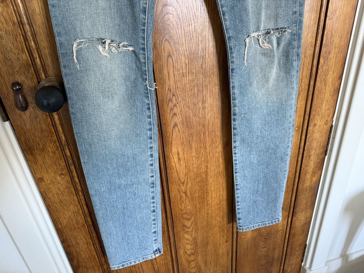 Saint Laurent Paris Holy Grail SS15 Saint Laurent Lenny Kravitz crash rip jeans Size US 31 - 15 Thumbnail