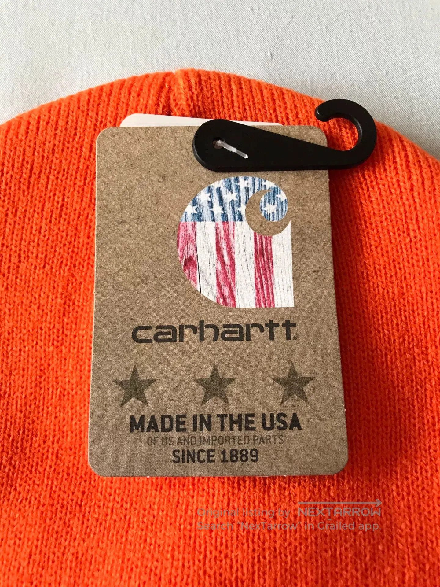 Carhartt Carhartt A18 OG Orange Knit Beanie. Size ONE SIZE - 6 Thumbnail