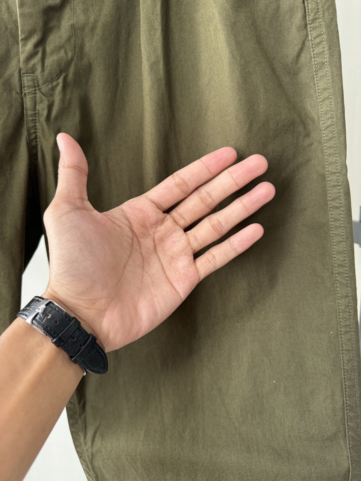 Comme des Garcons × Junya Watanabe Green Pleated pants Size US 31 - 3 Thumbnail