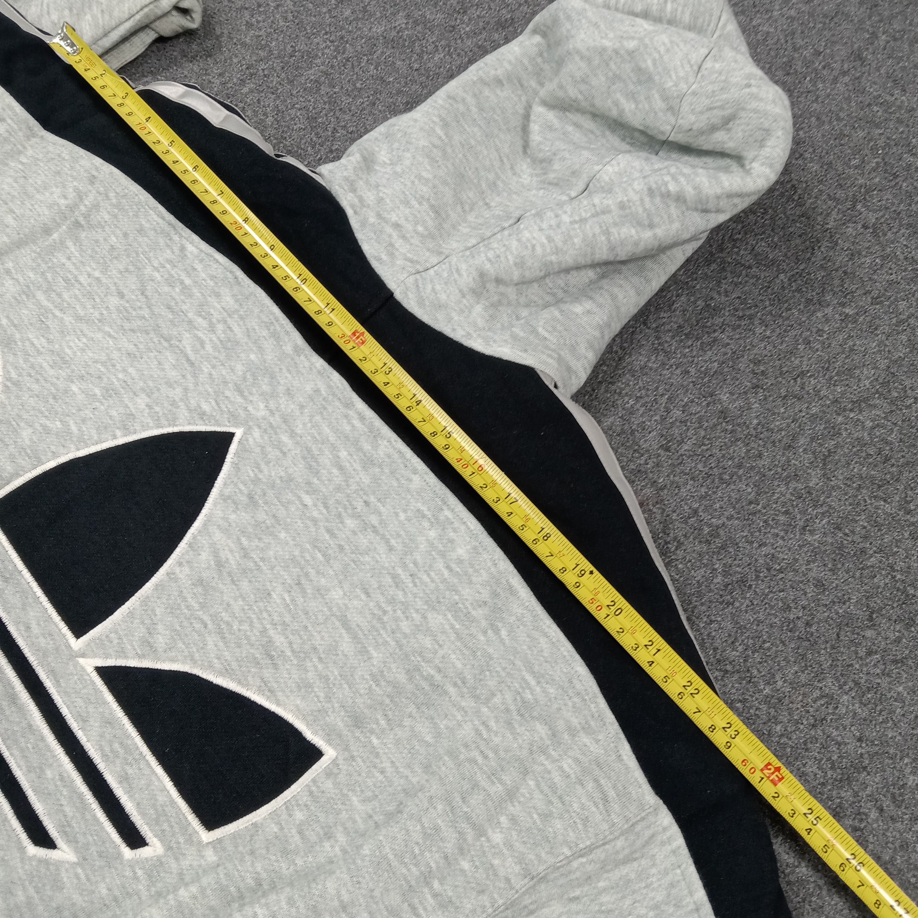 Adidas Rare 90's Adidas Big Logo Hoodie Adidas Zipper C282N9 Size US XL / EU 56 / 4 - 8 Thumbnail