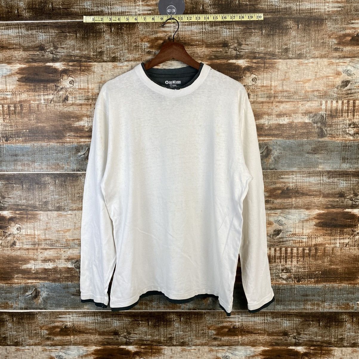 Oshkosh DL Osh Kosh White ripped Skulls Sweatshirt #C860 Size US M / EU 48-50 / 2 - 2 Thumbnail