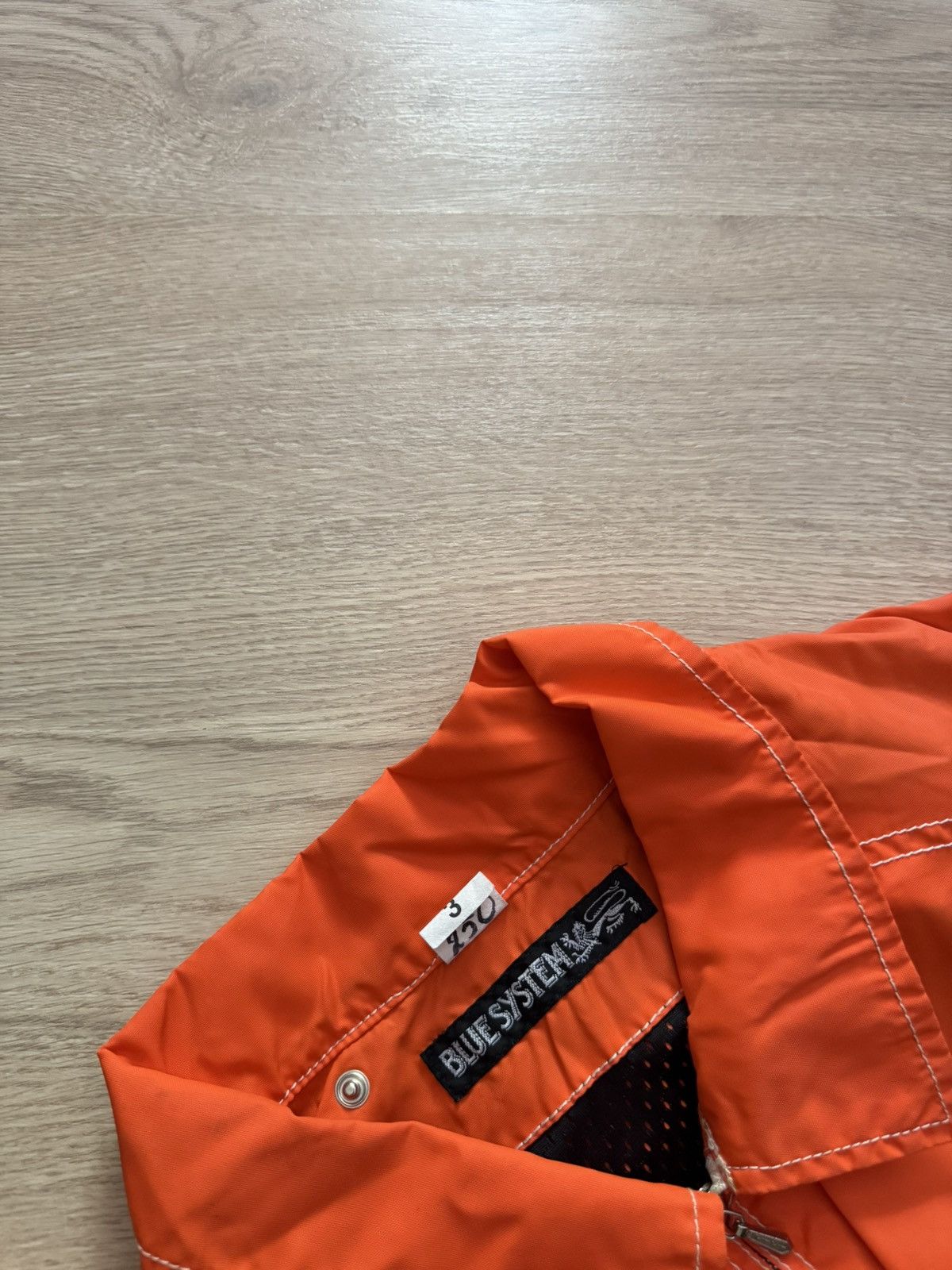Vintage Vintage 90’s Blue System Athletic Co Work Baggy Nylon Jacket Size US XL / EU 56 / 4 - 4 Thumbnail