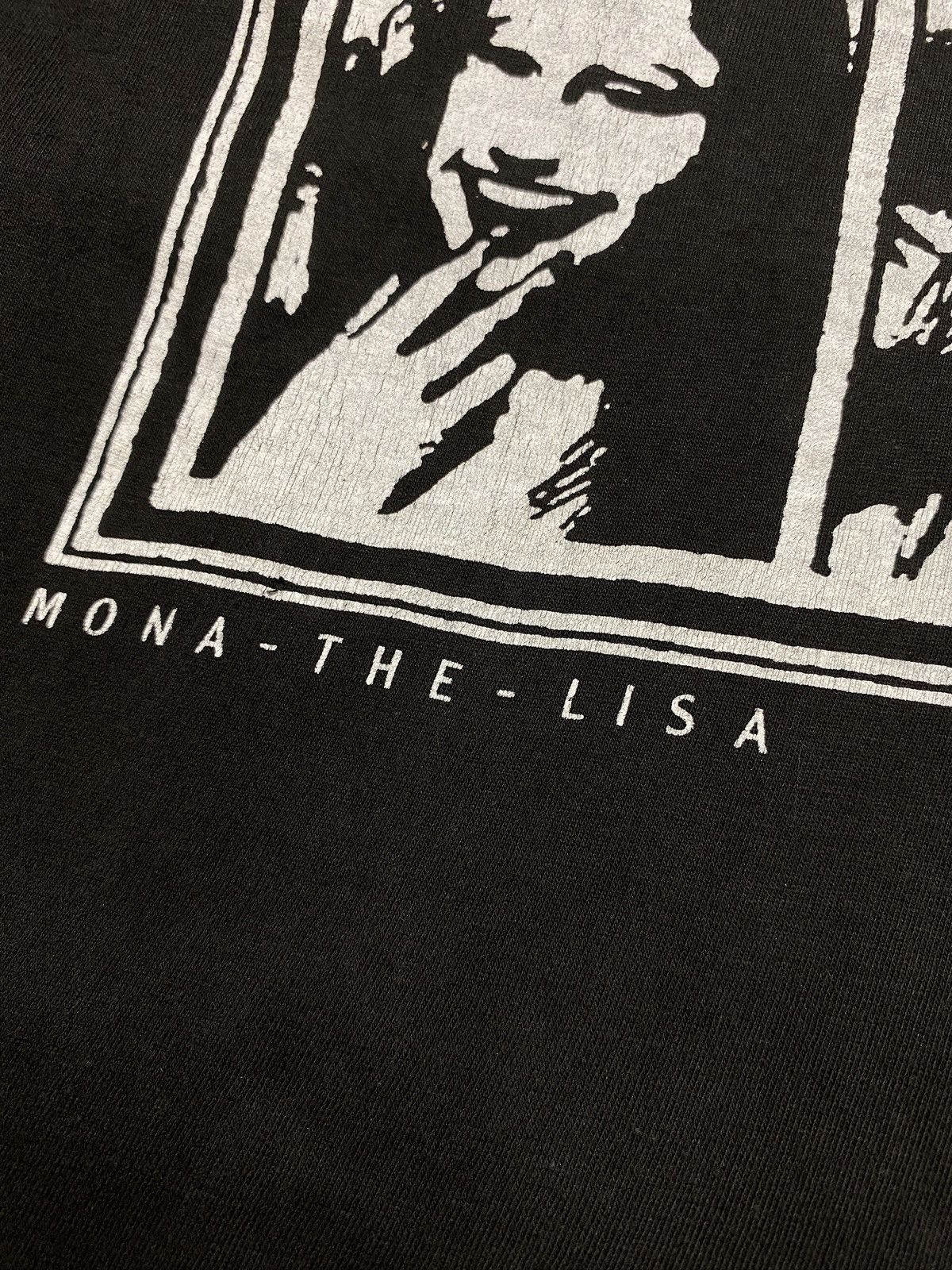 Other Mona the lisa Mona Lisa laughing black tshirt Italian art Size US M / EU 48-50 / 2 - 5 Thumbnail