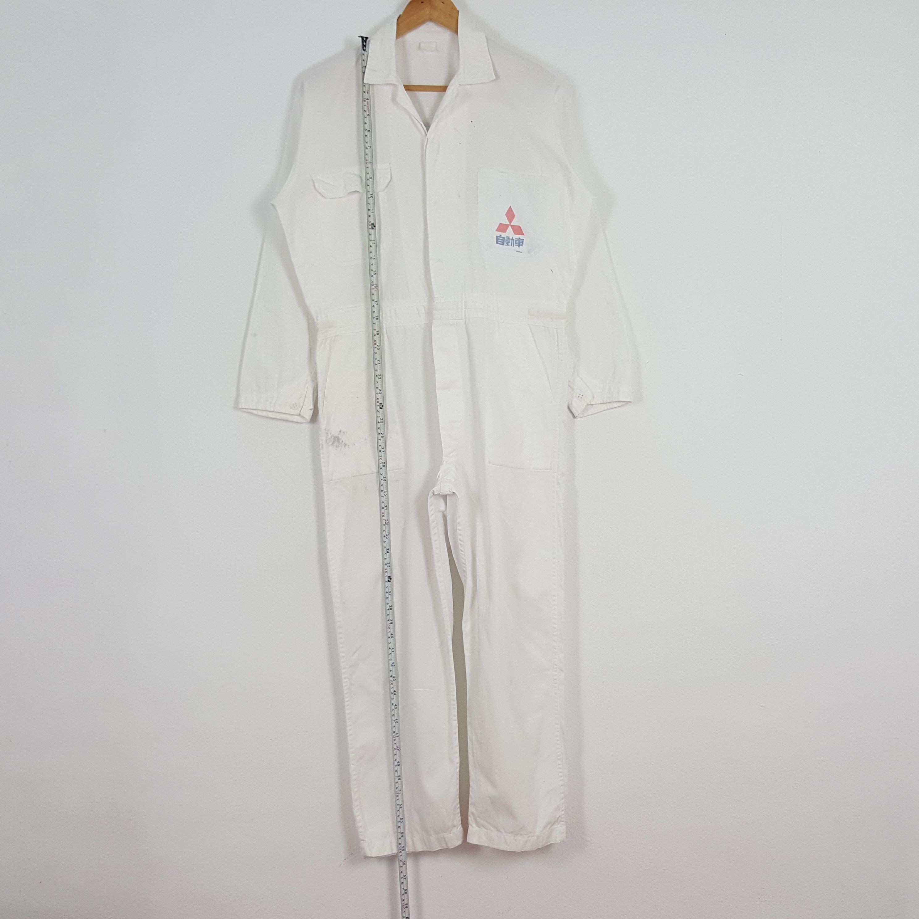 Japanese Brand × Vintage Vintage Mitsubishi Ralli Art Japanese Racing Coverall Jacket Size US M / EU 48-50 / 2 - 7 Thumbnail