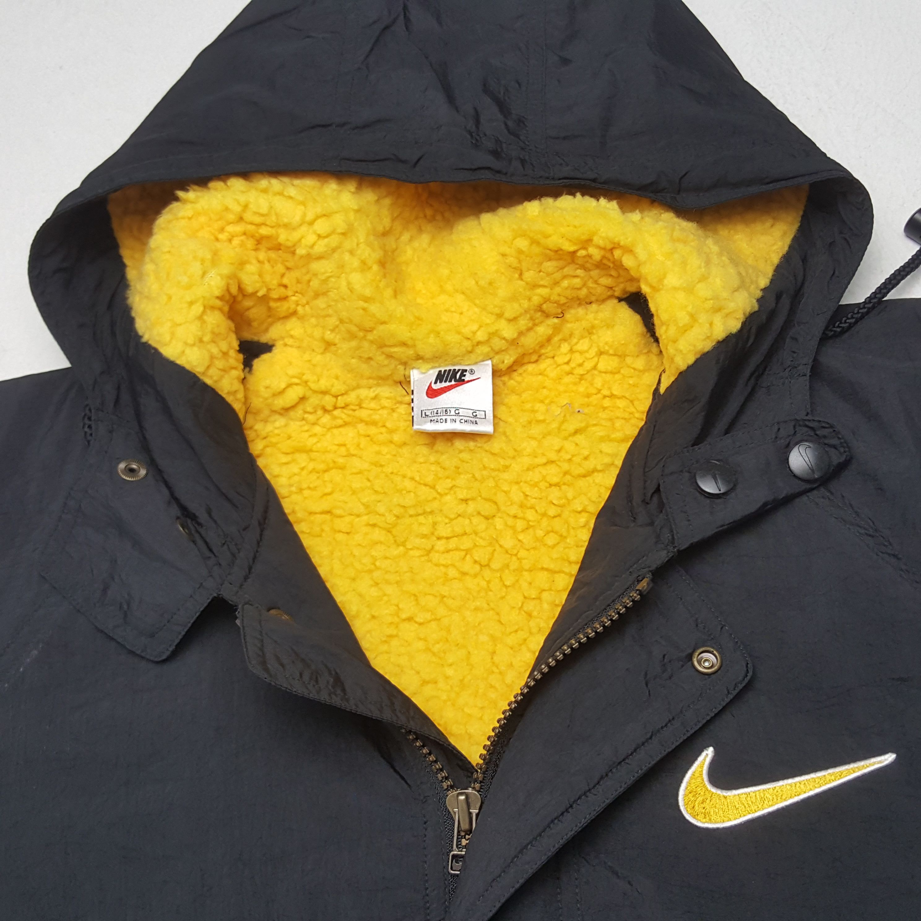 Nike × Vintage Vintage Nike Big Swoosh Windbreaker Zipper Jacket Size US L / EU 52-54 / 3 - 5 Thumbnail
