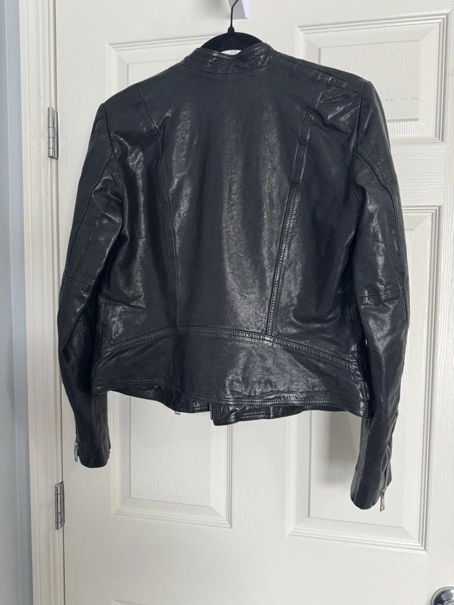 Lauren Ralph Lauren Lauren by Ralph lauren lamb leather biker jacket Size M / US 6-8 / IT 42-44 - 2 Thumbnail