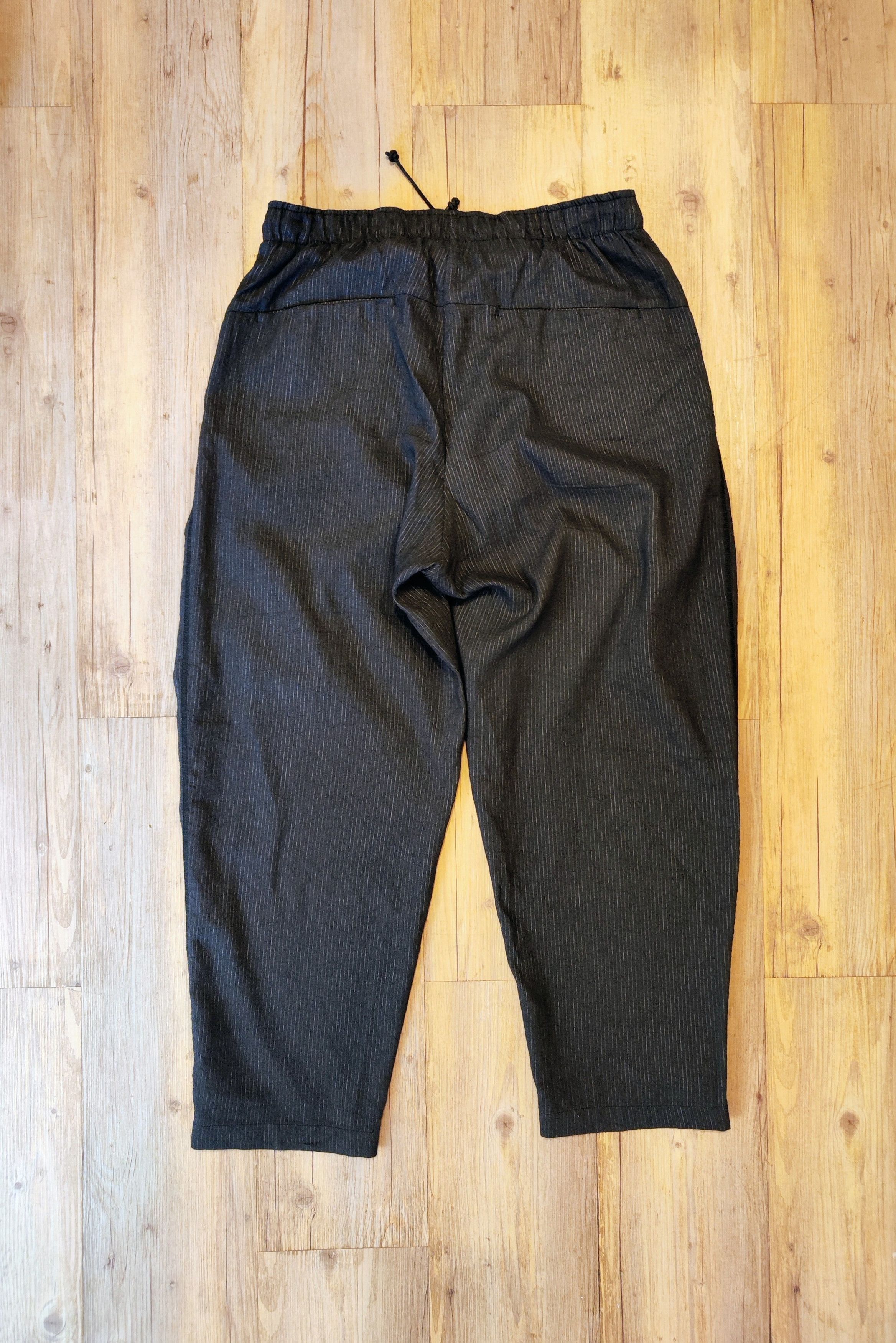 Transit Wide drawstring pants.Like Yohji Yamamoto or Devoa Size US 32 / EU 48 - 4 Thumbnail