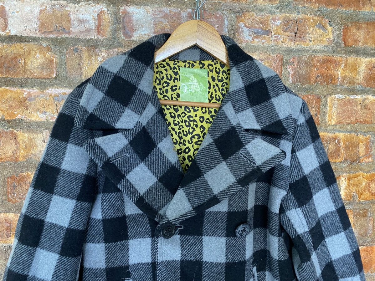 Swagger AW06 checked leopard print thinsulate coat Size US L / EU 52-54 / 3 - 3 Thumbnail