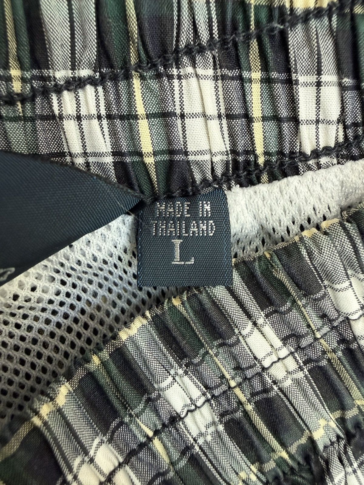 Polo Ralph Lauren Vintage Polo Ralph Lauren Plaid Swim Trunks L Size US 34 / EU 50 - 5 Thumbnail
