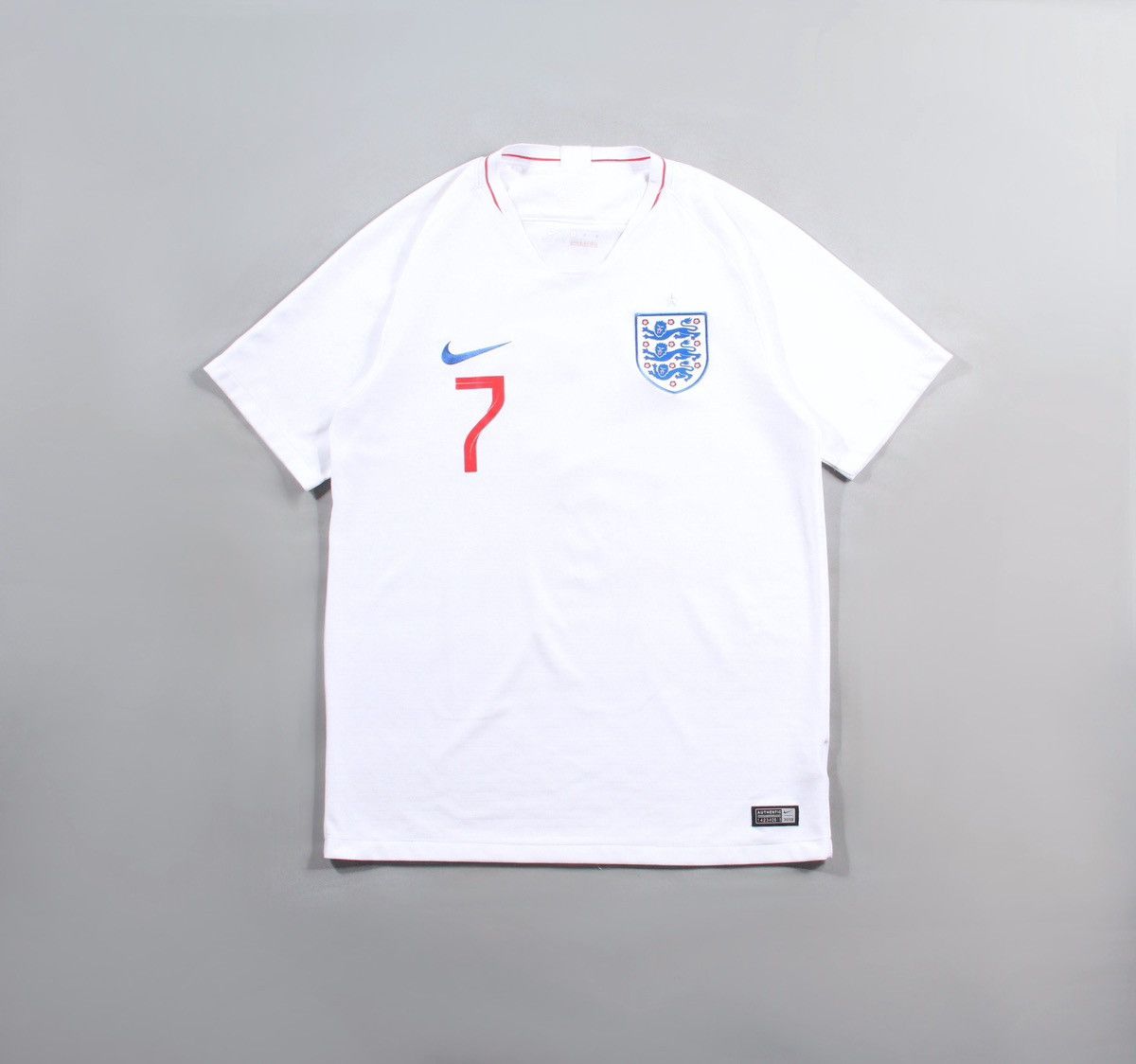 Nike STERLING Nike x England Soccer Football Jersey Shirt White L Size US L / EU 52-54 / 3 - 1 Thumbnail