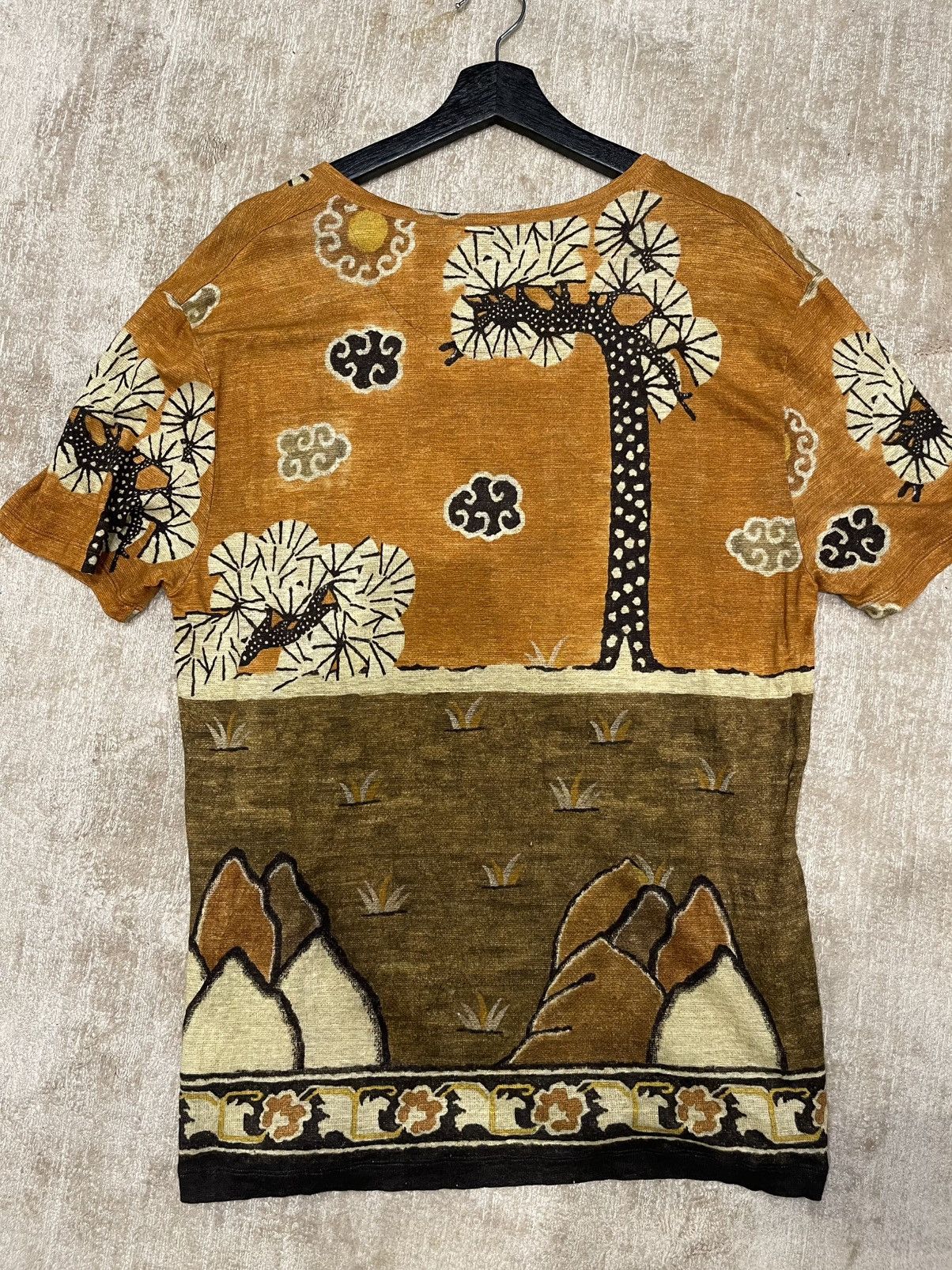 Gucci Gucci Linen Tiger TShirt Size US M / EU 48-50 / 2 - 9 Thumbnail