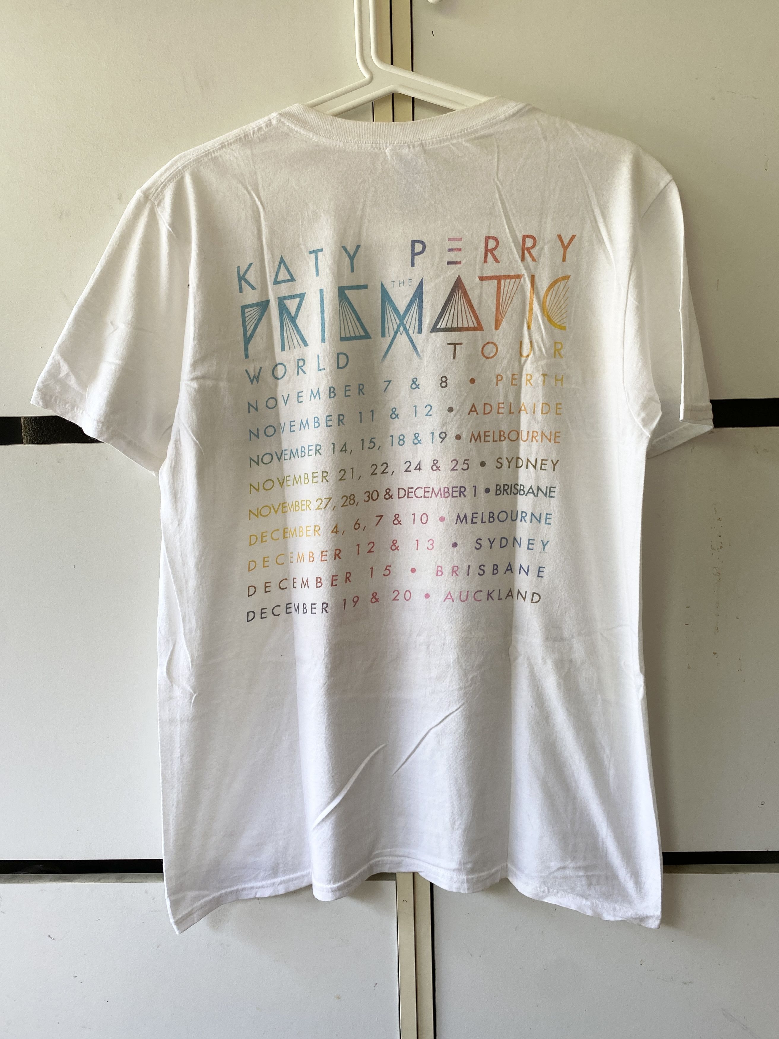 Band Tees × Gildan KATY PERRY 'PRISMATIC' WORLD TOUR T SHIRT Size M / US 6-8 / IT 42-44 - 2 Thumbnail