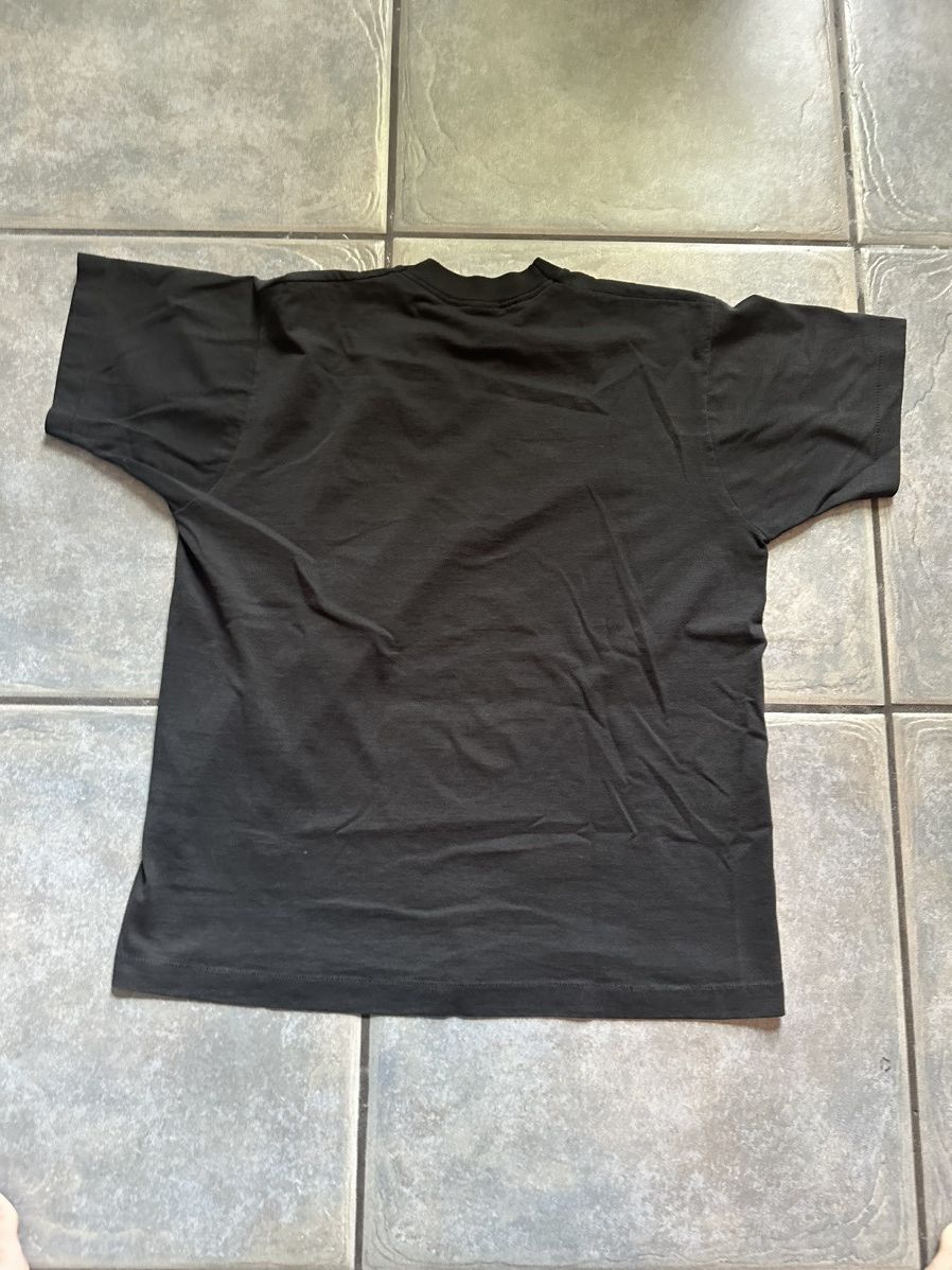 Fruit Of The Loom Vintage SINGLE STITCHED BLACK BLANK TEE - 1990S Size US L / EU 52-54 / 3 - 5 Thumbnail