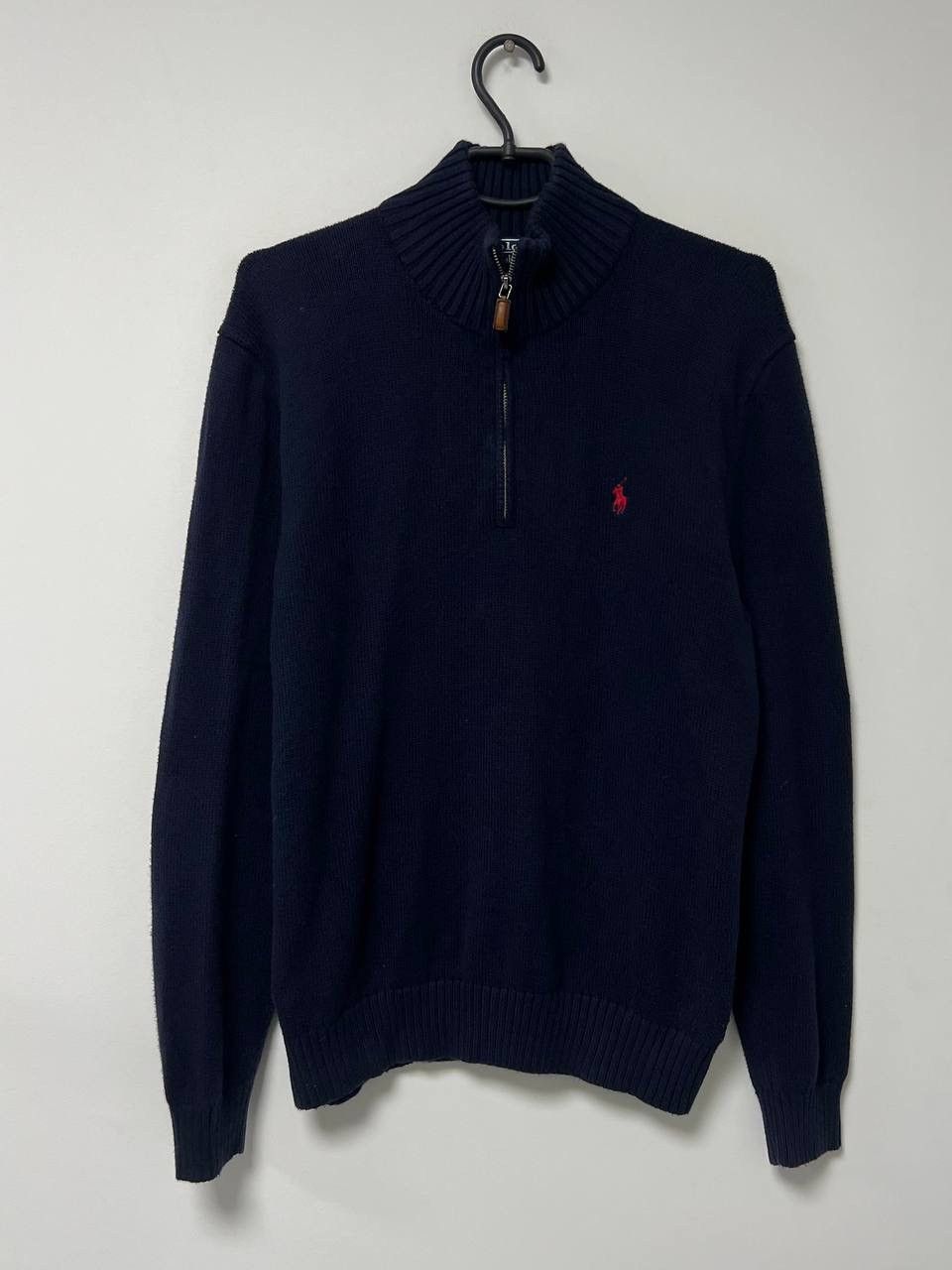 Polo Ralph Lauren Vintage 90s Polo Ralph Lauren 1/4 Zip Sweater Knit sz M Size US M / EU 48-50 / 2 - 1 Thumbnail