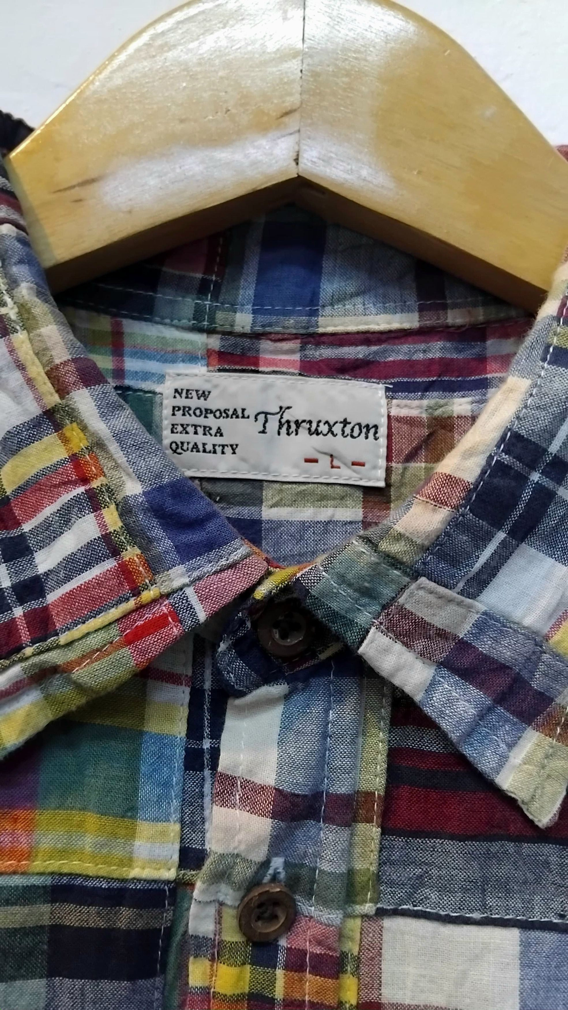 Japanese Brand Thruxton Patchwork shirt Size US L / EU 52-54 / 3 - 5 Thumbnail