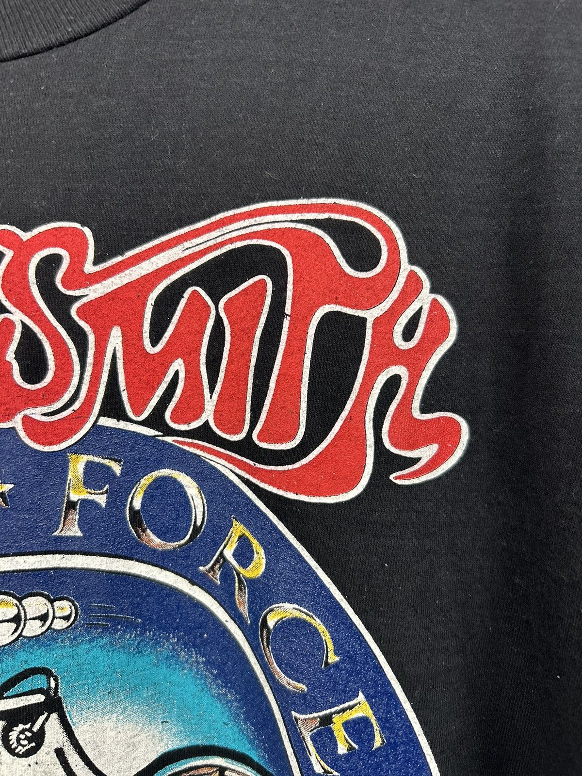 Band Tees Vintage 80s Aerosmith Aero Force One 1989 Pump T shirt Rare Size US XL / EU 56 / 4 - 7 Thumbnail