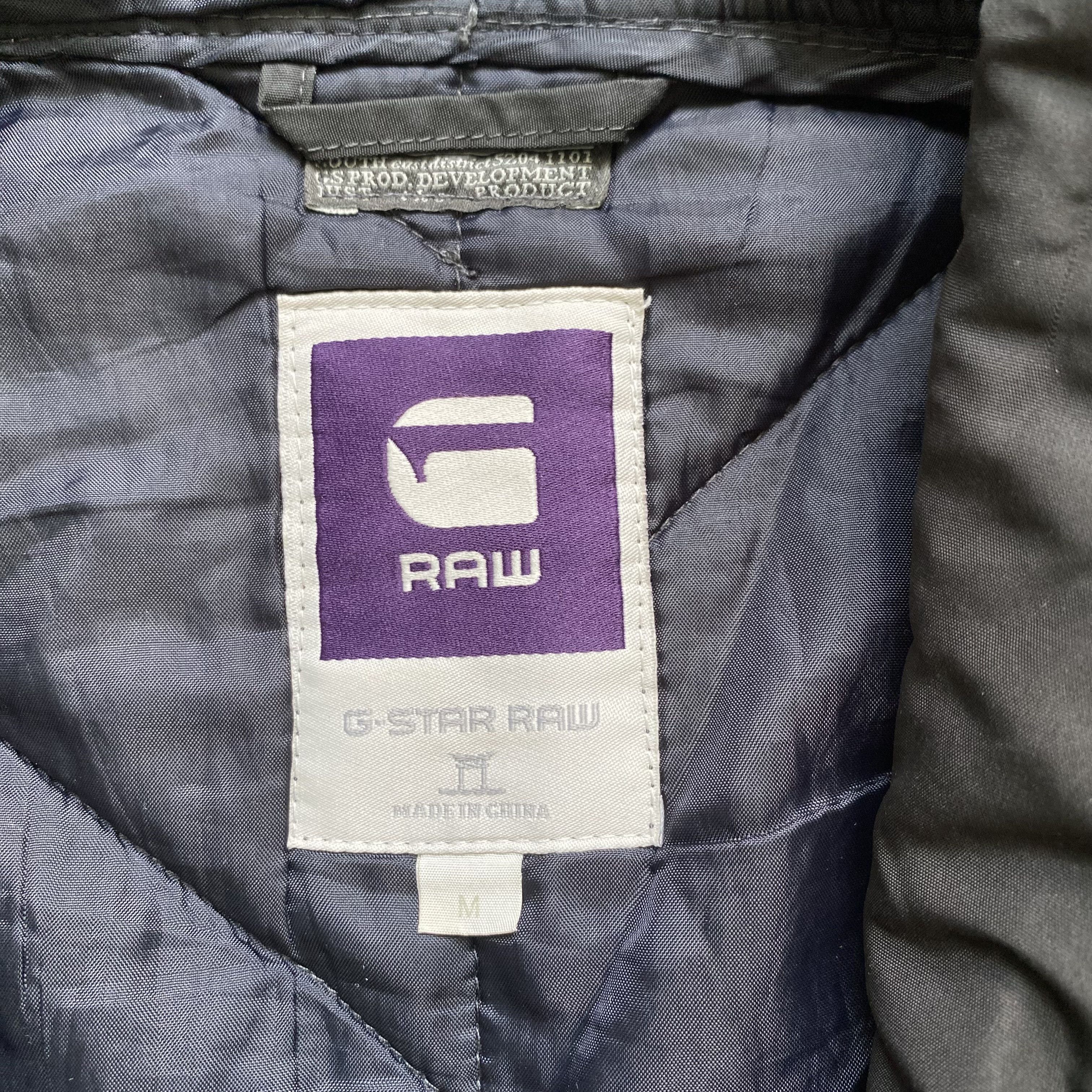 G-Star Vintage G-Star Raw jacket hooded overshirt. Dark Gray Size US S / EU 44-46 / 1 - 7 Thumbnail