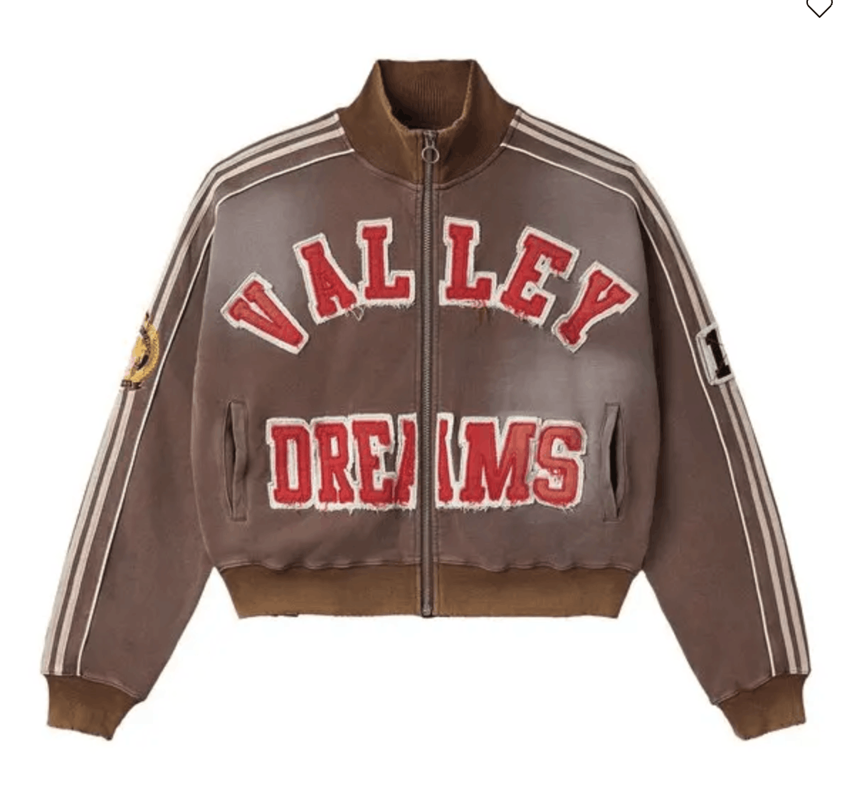 Vale Forever Olympia Berlin Zip Up 'Brown/Red' Size S