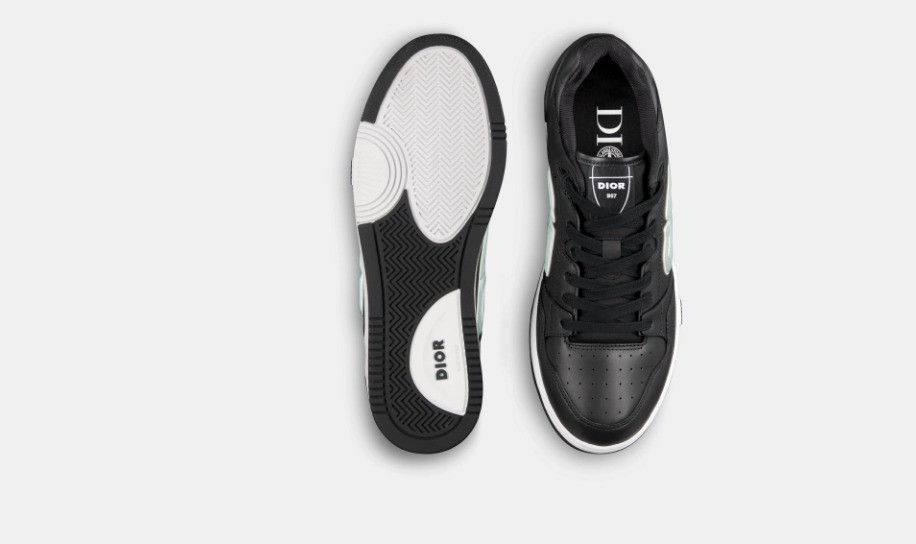 Dior × Stone Island o1w1db10325 3SN3 Low-Top Sneakers in Black/Light Green Size US 5 / EU 37 - 4 Thumbnail