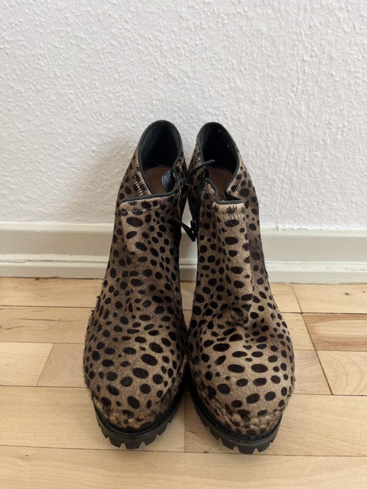 Alaia Archive Alaïa Leopard Calf Hair Platform Boots IT 40 Size US 10 / IT 40 - 2 Thumbnail