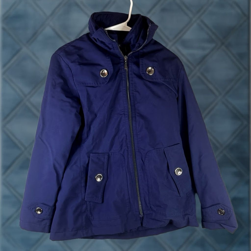 Vintage Kristen Blake Coat Women's PP Blue Short Full Zip Lined Winter Outdoors Size XXS / US 00 / IT 34 - 1 Thumbnail