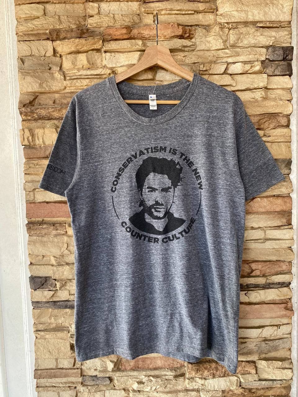 Vintage Vintage Rayon Grey Tees Size US L / EU 52-54 / 3 - 1 Thumbnail