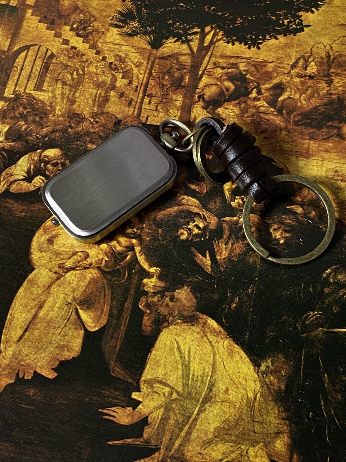 Japanese Brand Vintage Dual Time Zone Keychain Watch Steampunk Accessory Size ONE SIZE - 5 Thumbnail