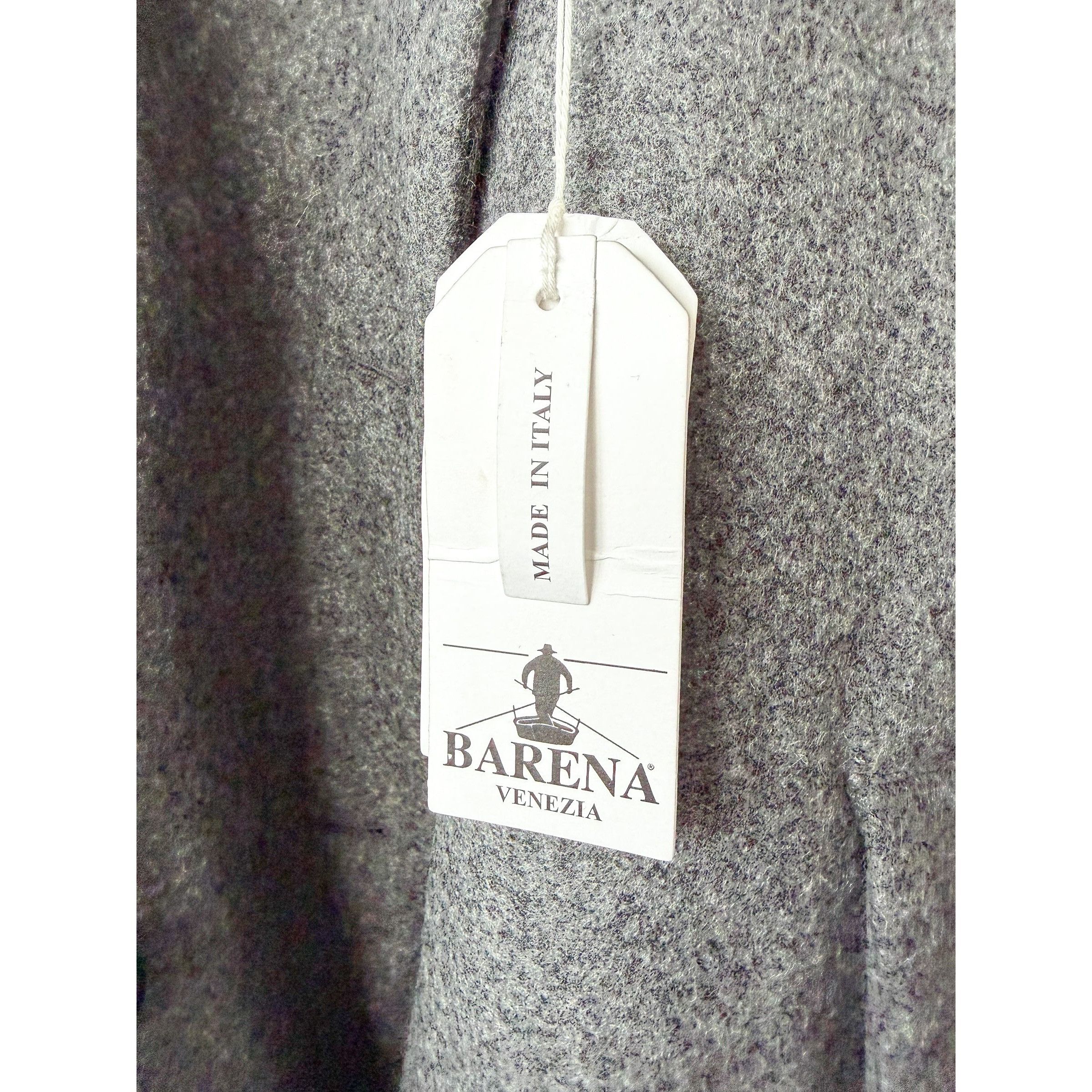 Barena Barena Grey Double Breasted Gazabin Granelo Coat Size US L / EU 52-54 / 3 - 4 Thumbnail