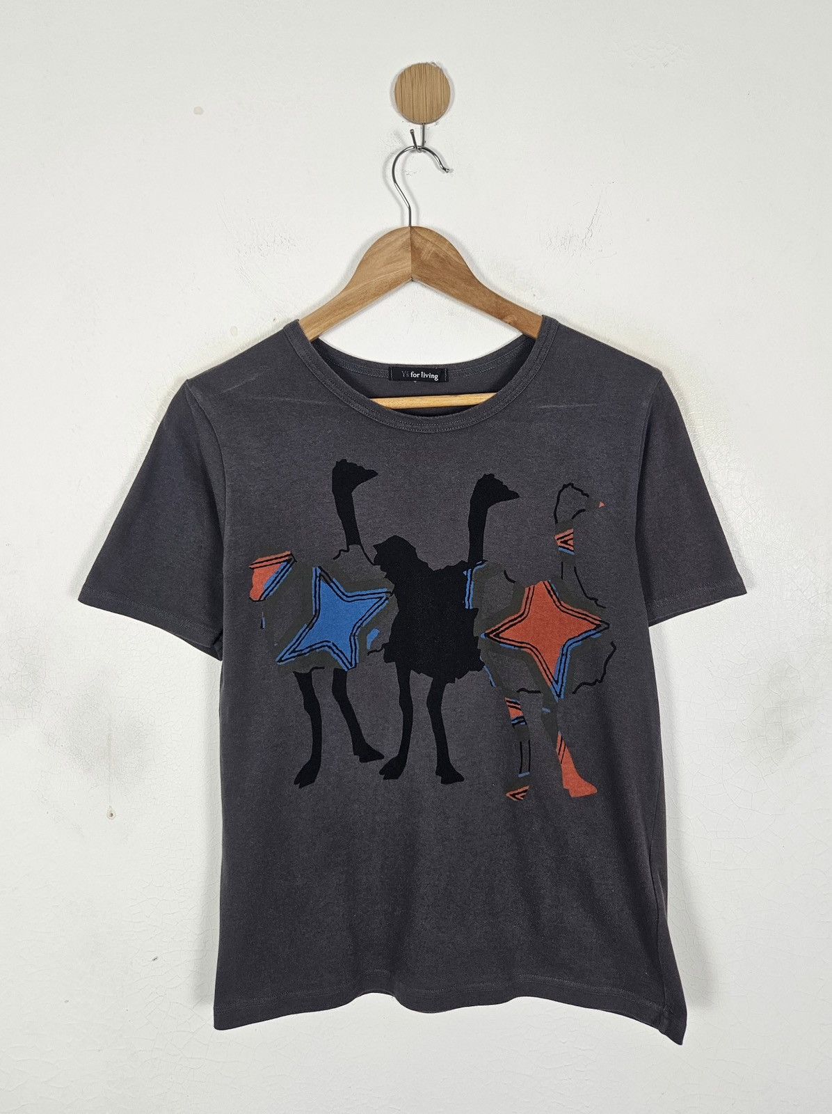 Yohji Yamamoto Y’s for living Yohji Yamamoto ostrich tee shirt Size US S / EU 44-46 / 1 - 1 Thumbnail