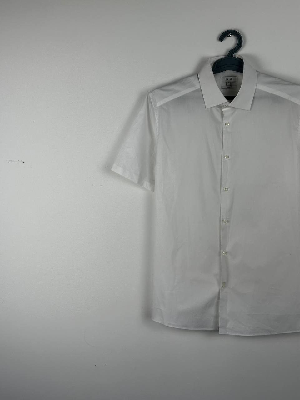 Reiss REISS Short Sleeve Men’s White Slim Shirt Size XL Size US XL / EU 56 / 4 - 2 Thumbnail