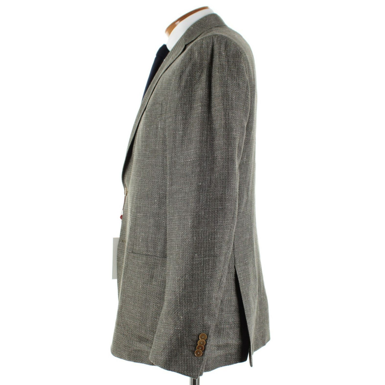 Luciano Barbera Luciano Barbera Sport Coat Size 44 US in Green Size 44R - 4 Thumbnail
