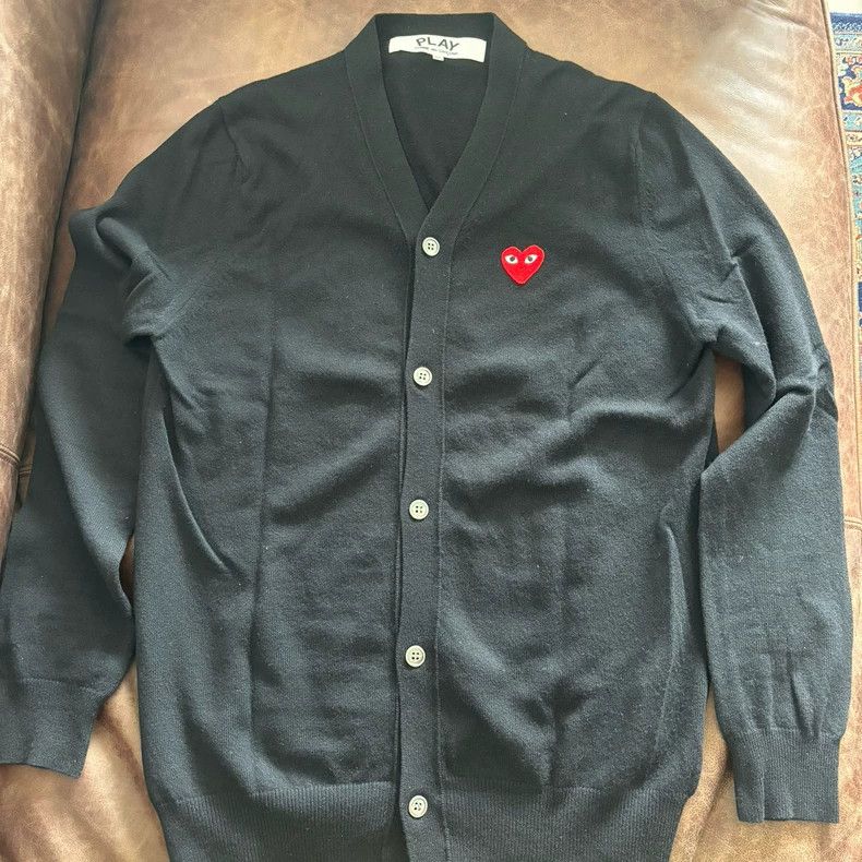 Comme Des Garcons Wool knitted cardigan