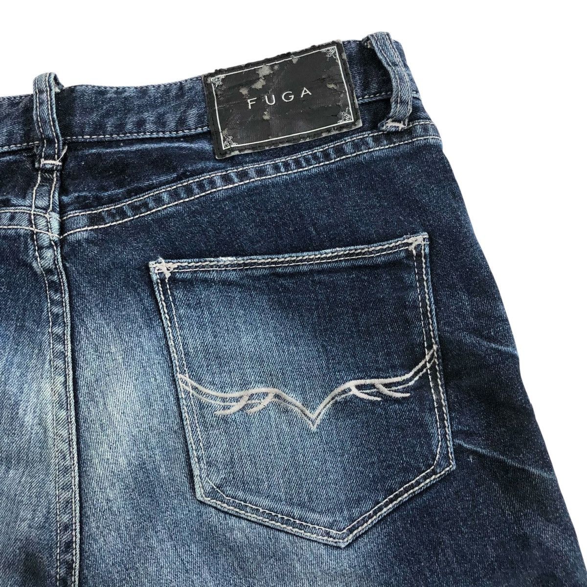 GOSTAR DE FUGA × If Six Was Nine × Le Grande Bleu (L.G.B.) Y2K FUGA Whiskered Faded Punk Lgb Style Skinny Jeans Size US 30 / EU 46 - 11 Thumbnail