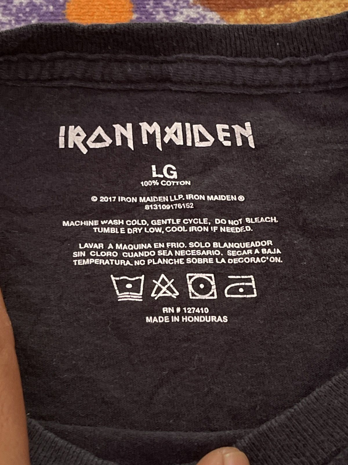 Band Tees Distressed Iron Maiden Crop-Top🔥🔥🔥 Size US L / EU 52-54 / 3 - 8 Thumbnail