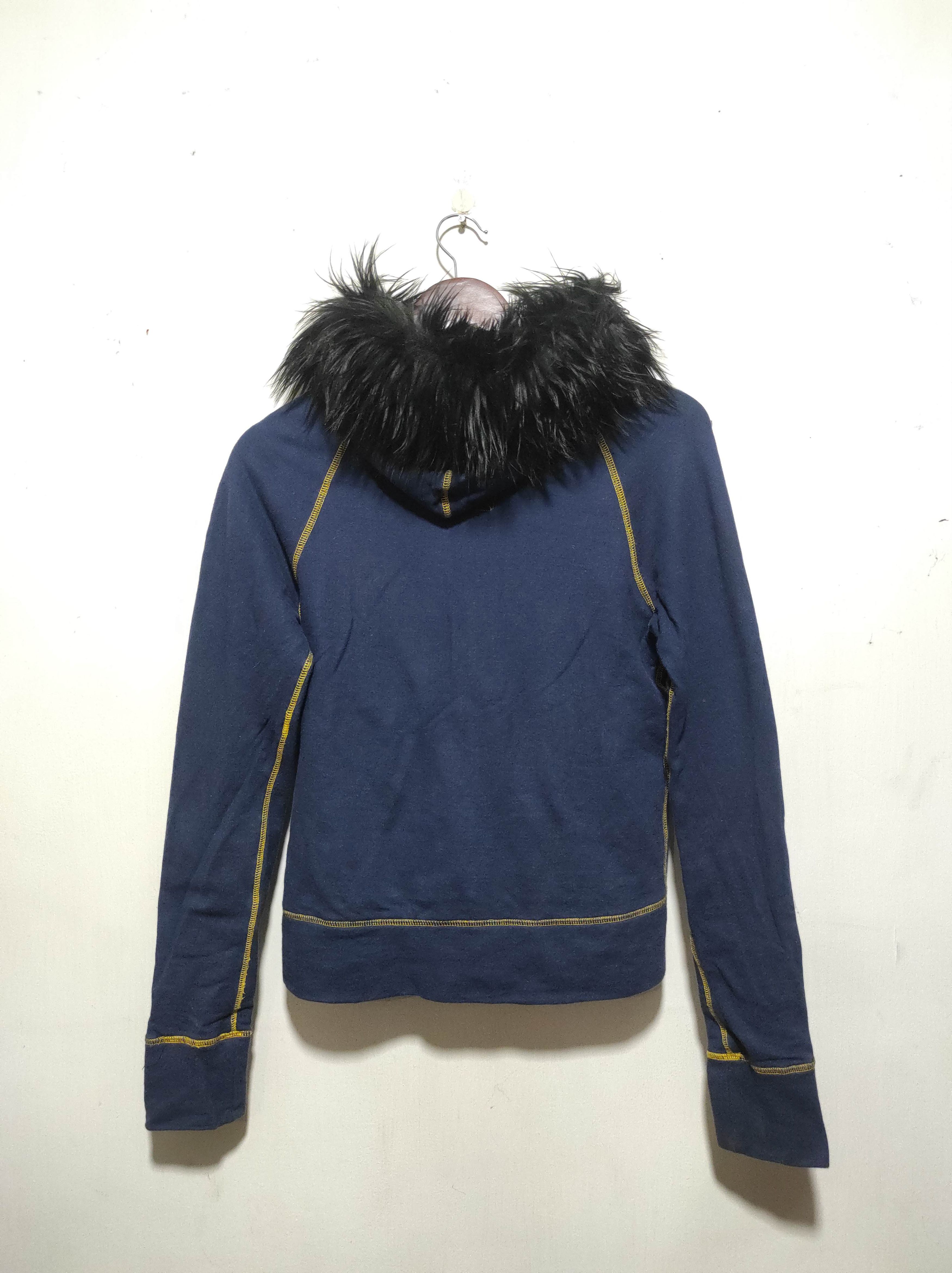 Yasuyuki Ishii Bleu Mavie Double Zip Fur Hoodie Ifsixwasnine Lgb Style Size S / US 4 / IT 40 - 13 Thumbnail