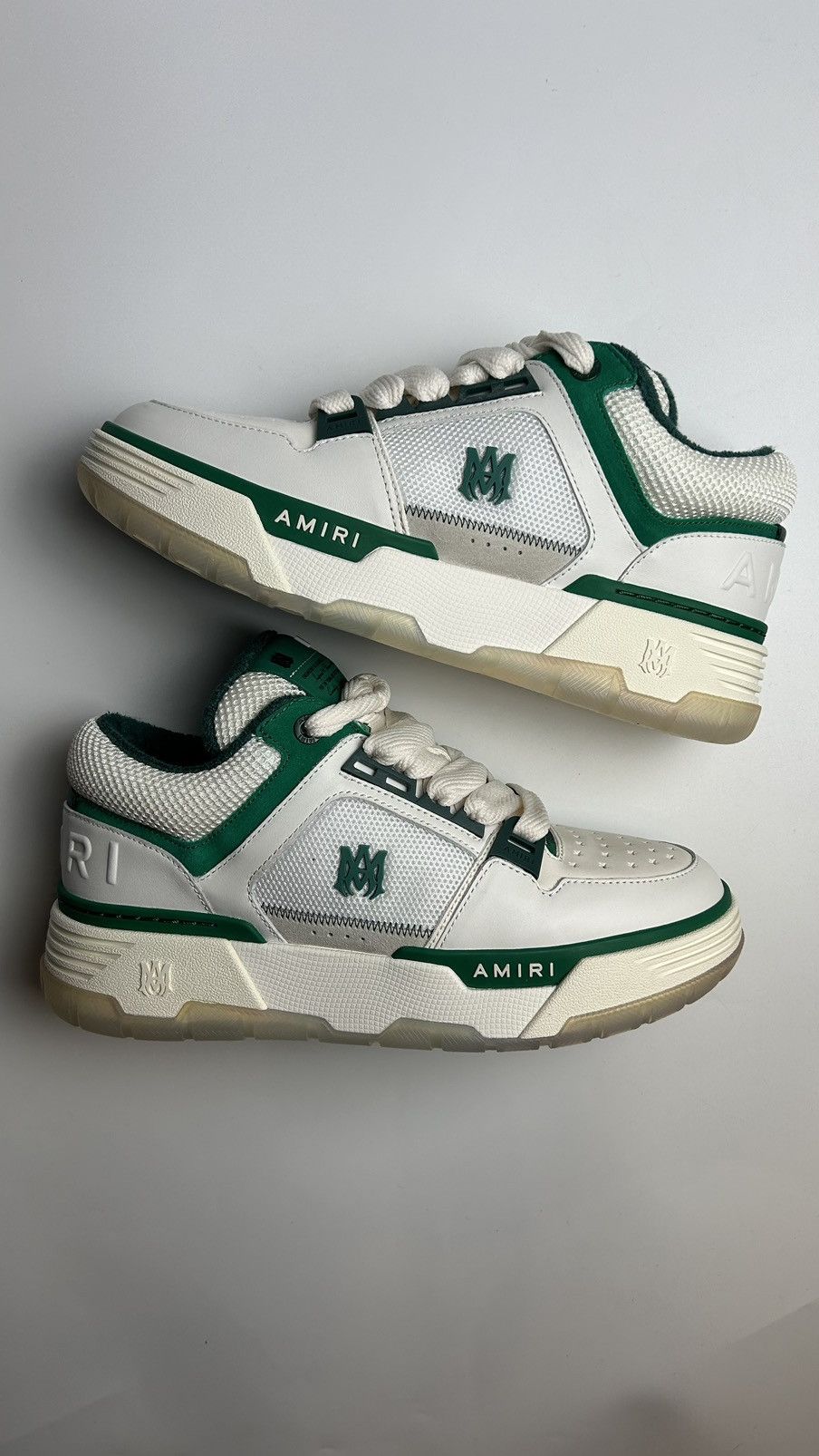 Amiri *NEW* Amiri MA-1 Green / White Size US 10 / EU 43 - 5 Thumbnail
