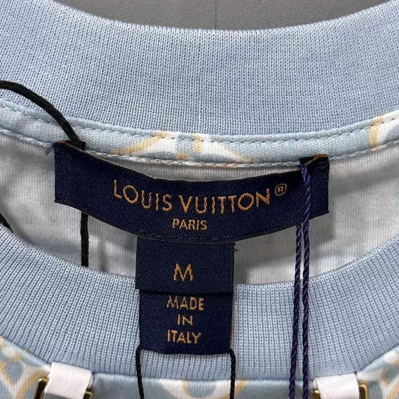 Louis Vuitton LV Monogram Light Blue Dress M New With Tags Size M / US 6-8 / IT 42-44 - 4 Thumbnail