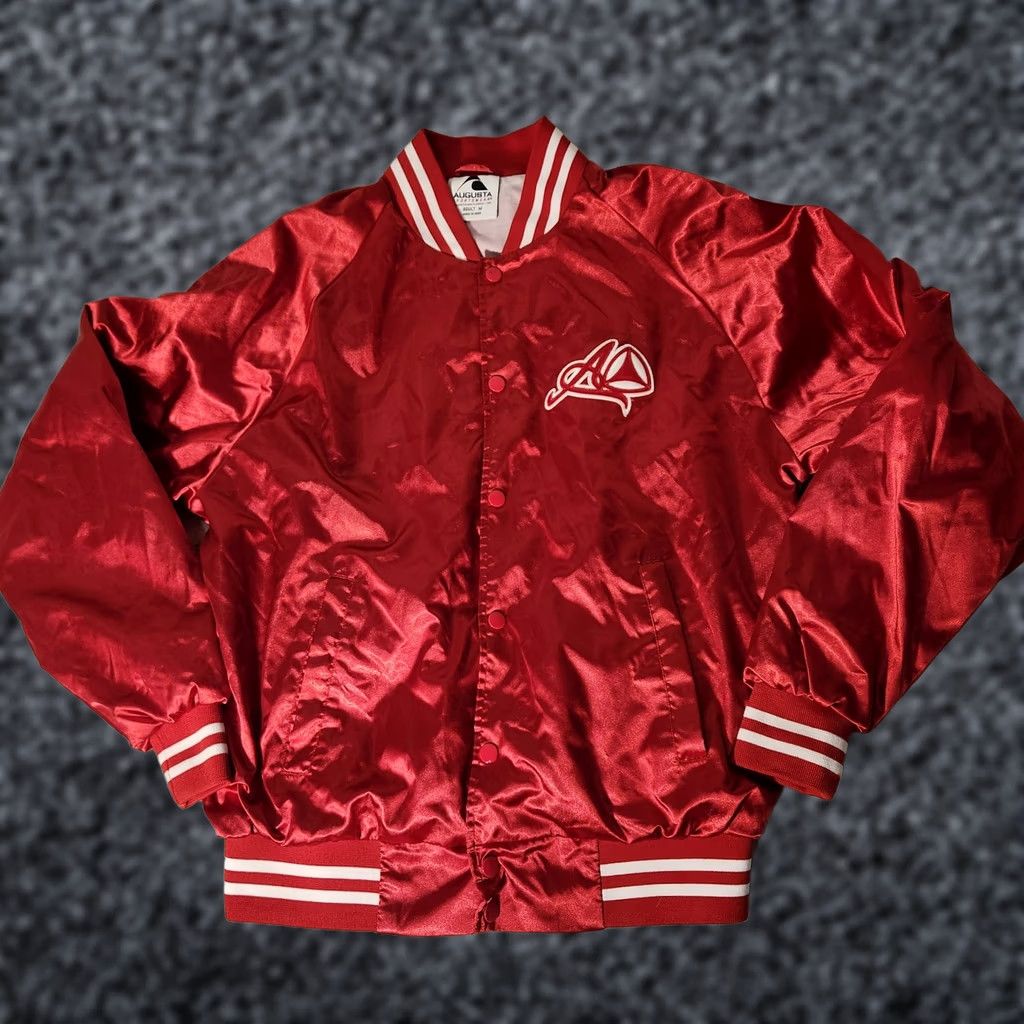 Augusta Sportswear Augusta Sportswear Jacket Mens Medium Red Satin Baseball Bomber Varsity Nylon Adult Size US M / EU 48-50 / 2 - 1 Thumbnail