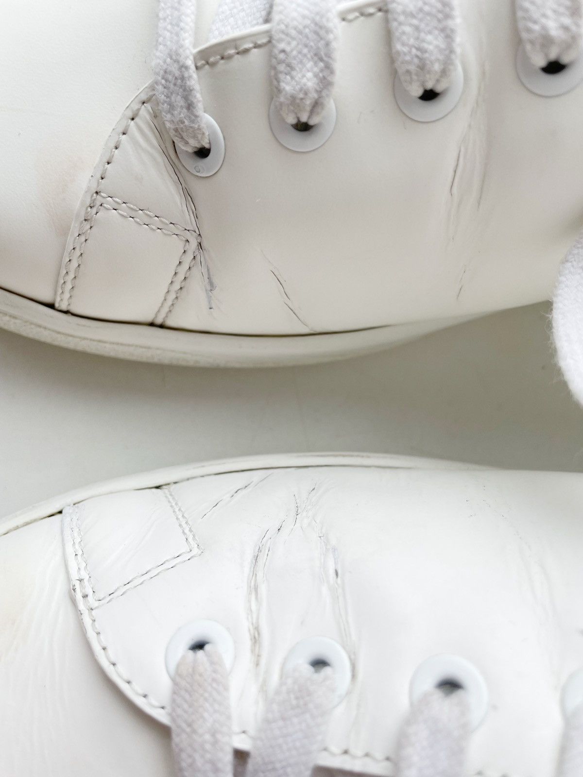 Valentino Valentino Garavani Men Basic White Leather Shoes Backnet 42 Size US 9 / EU 42 - 4 Thumbnail