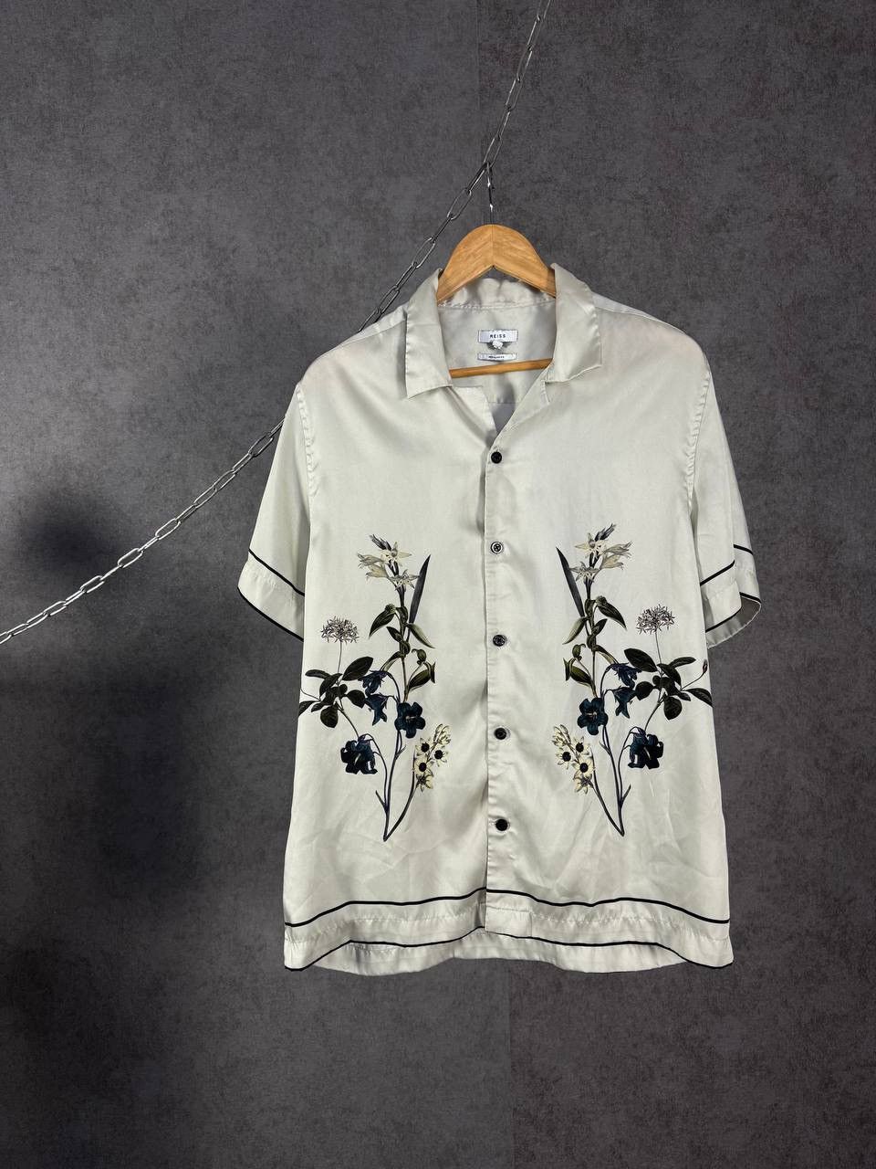 Reiss Reiss designer hawaiian shirt Size US L / EU 52-54 / 3 - 1 Thumbnail