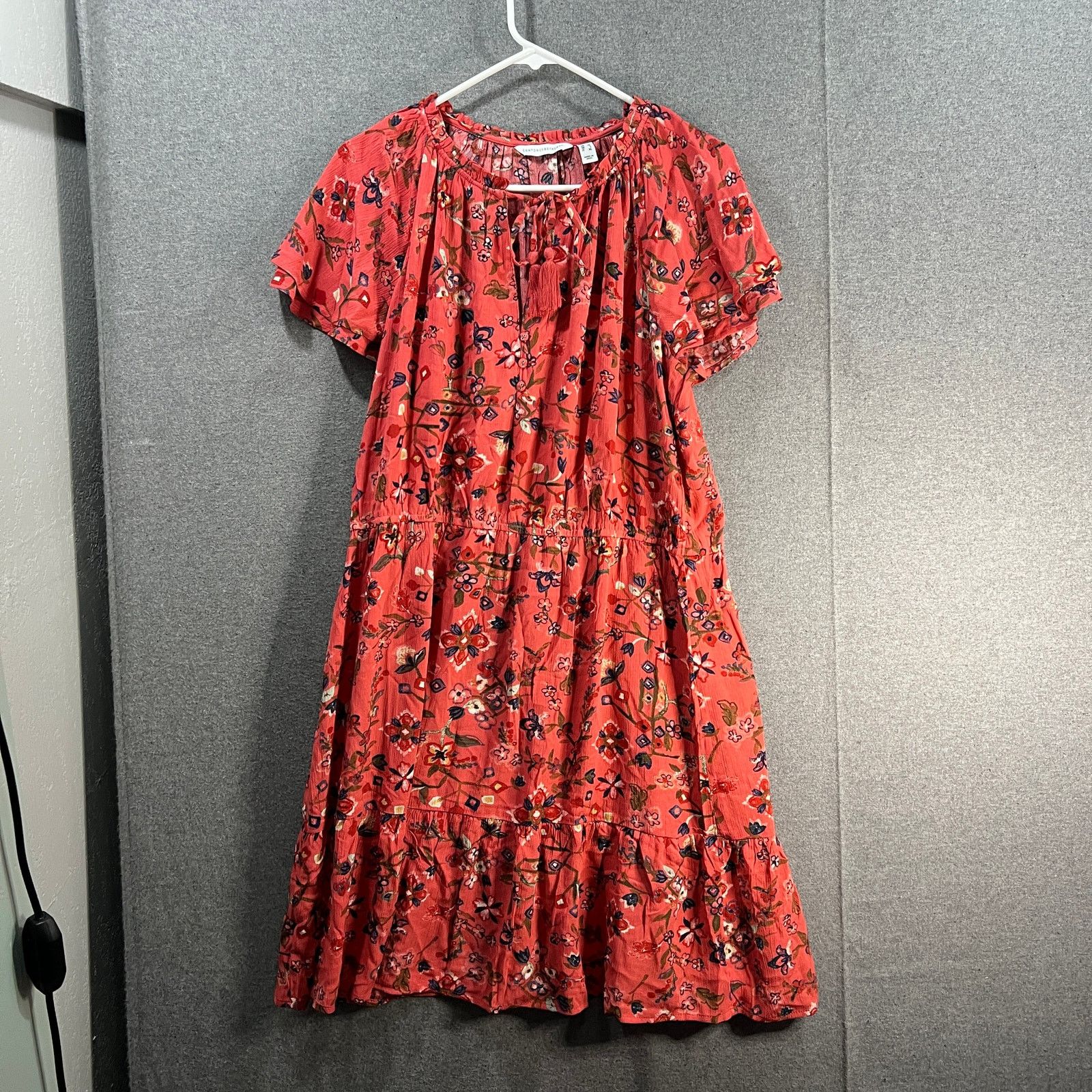 Other Canyon Retreat Regular Flutter Sleeve Dress Size L / US 10 / IT 46 - 1 Thumbnail