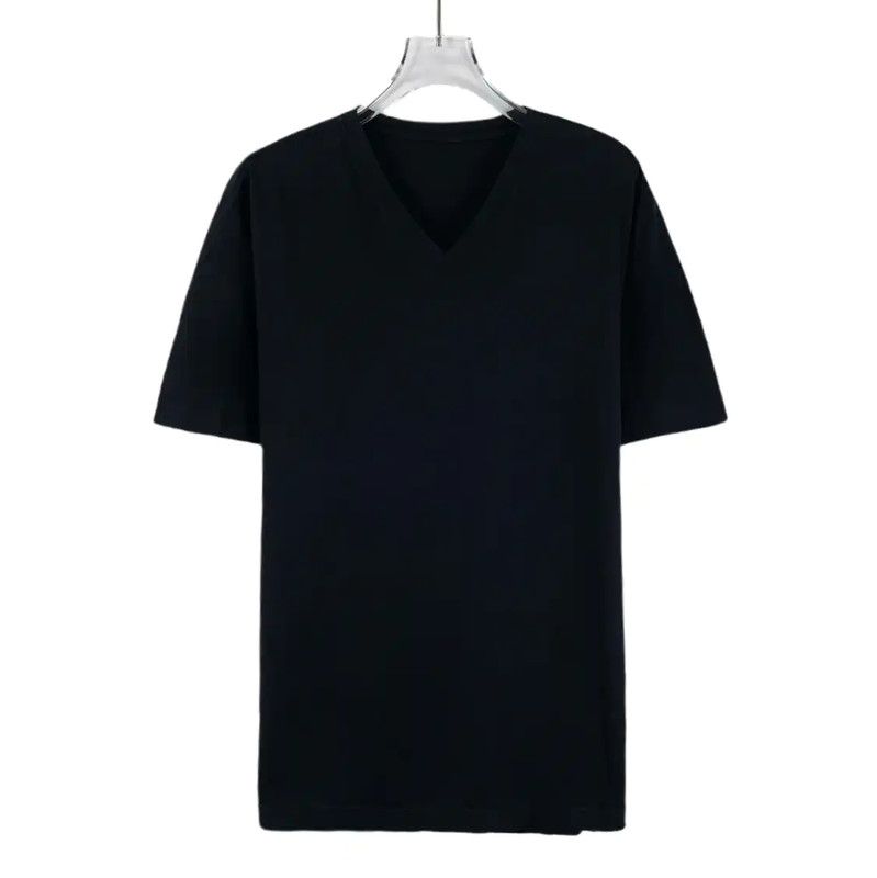 Prada Prada Black V-Neck Men's T-Shirt Size XL Size US XL / EU 56 / 4 - 1 Thumbnail