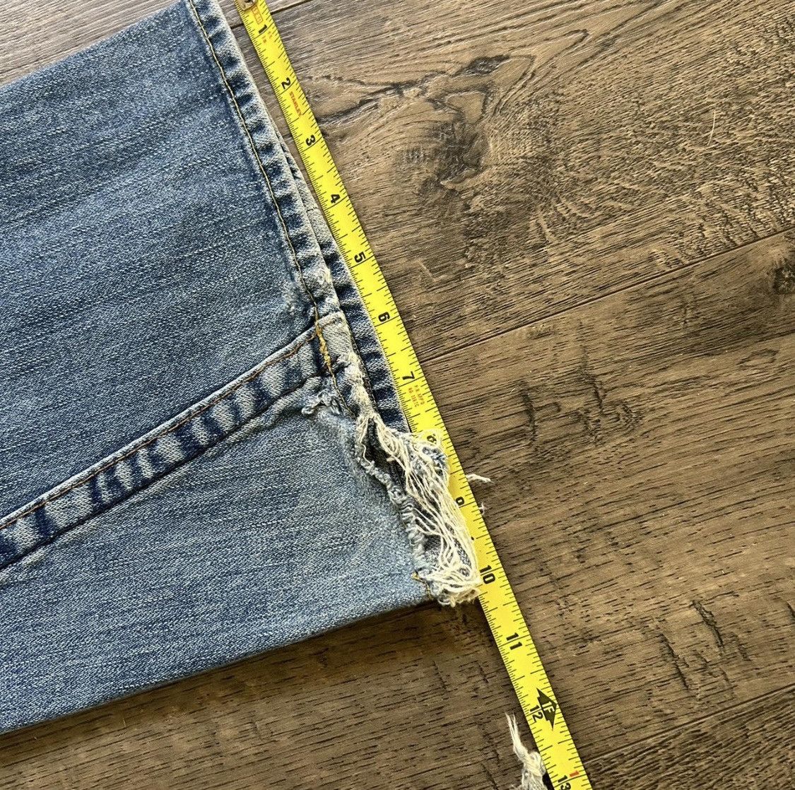 True Religion True Religion Patchwork Flares Size US 31 - 7 Thumbnail